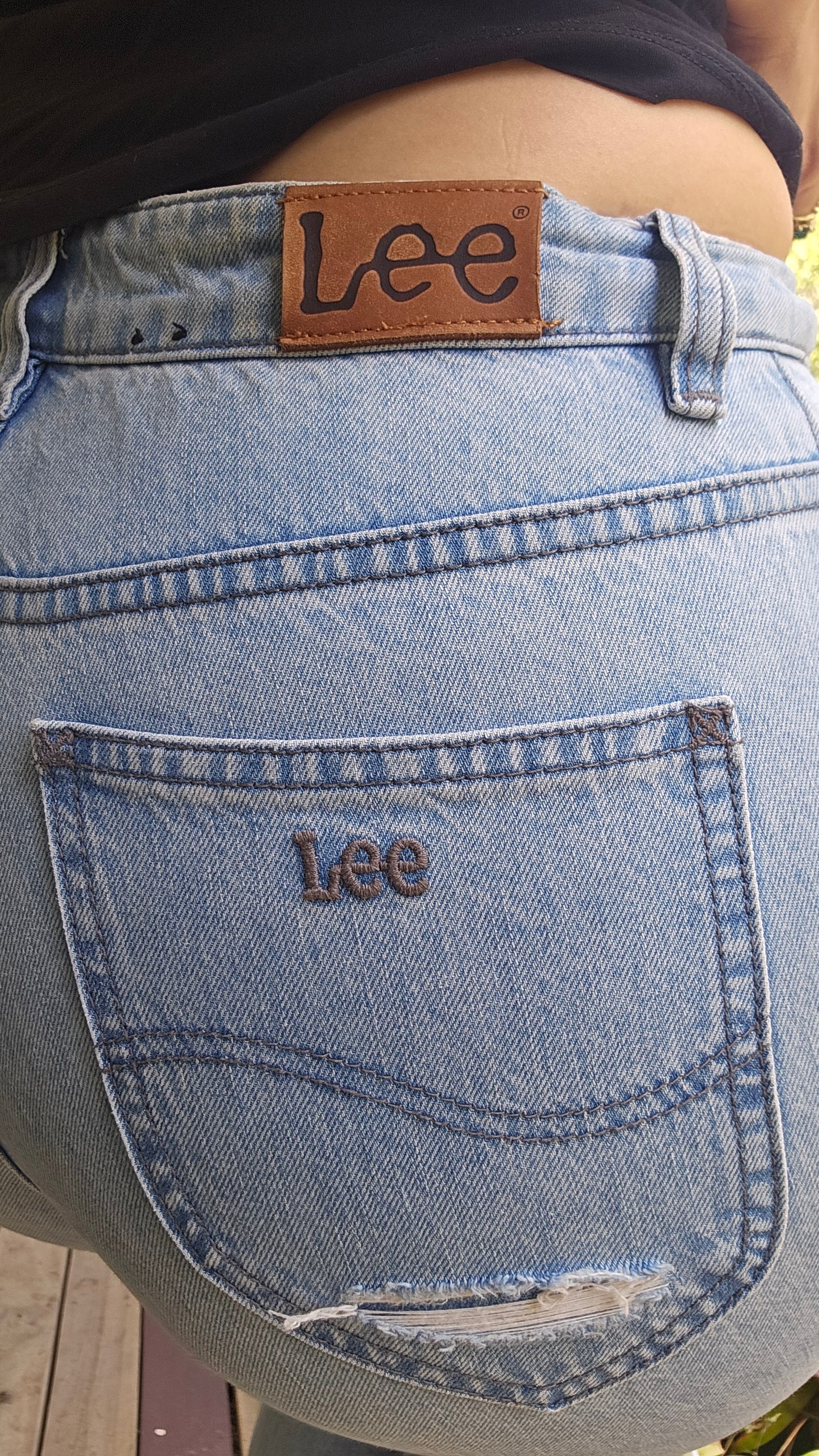 Lee Soho Denim High Tapered Pants - Second Hand Lee jeans