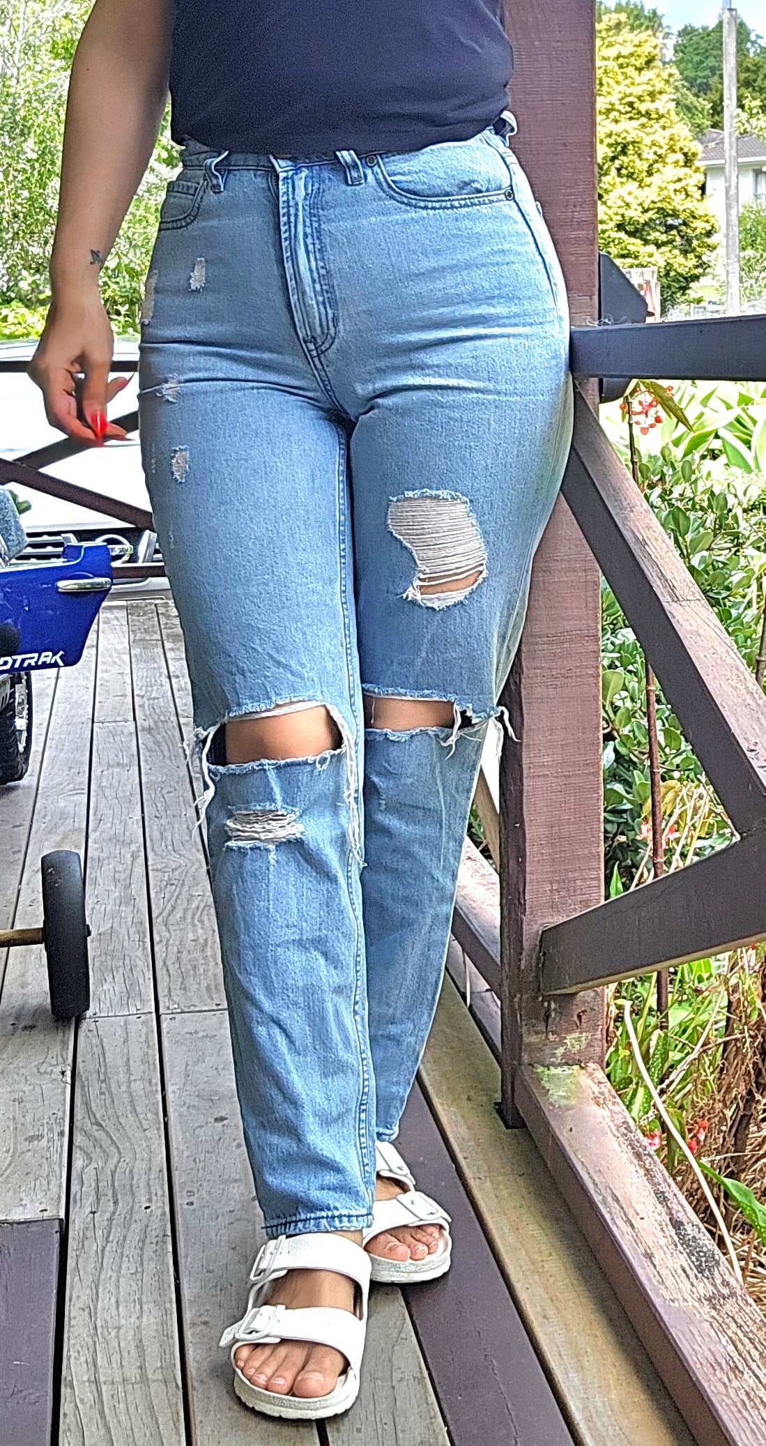 Lee Soho Denim High Tapered Pants - Second Hand Store jeans