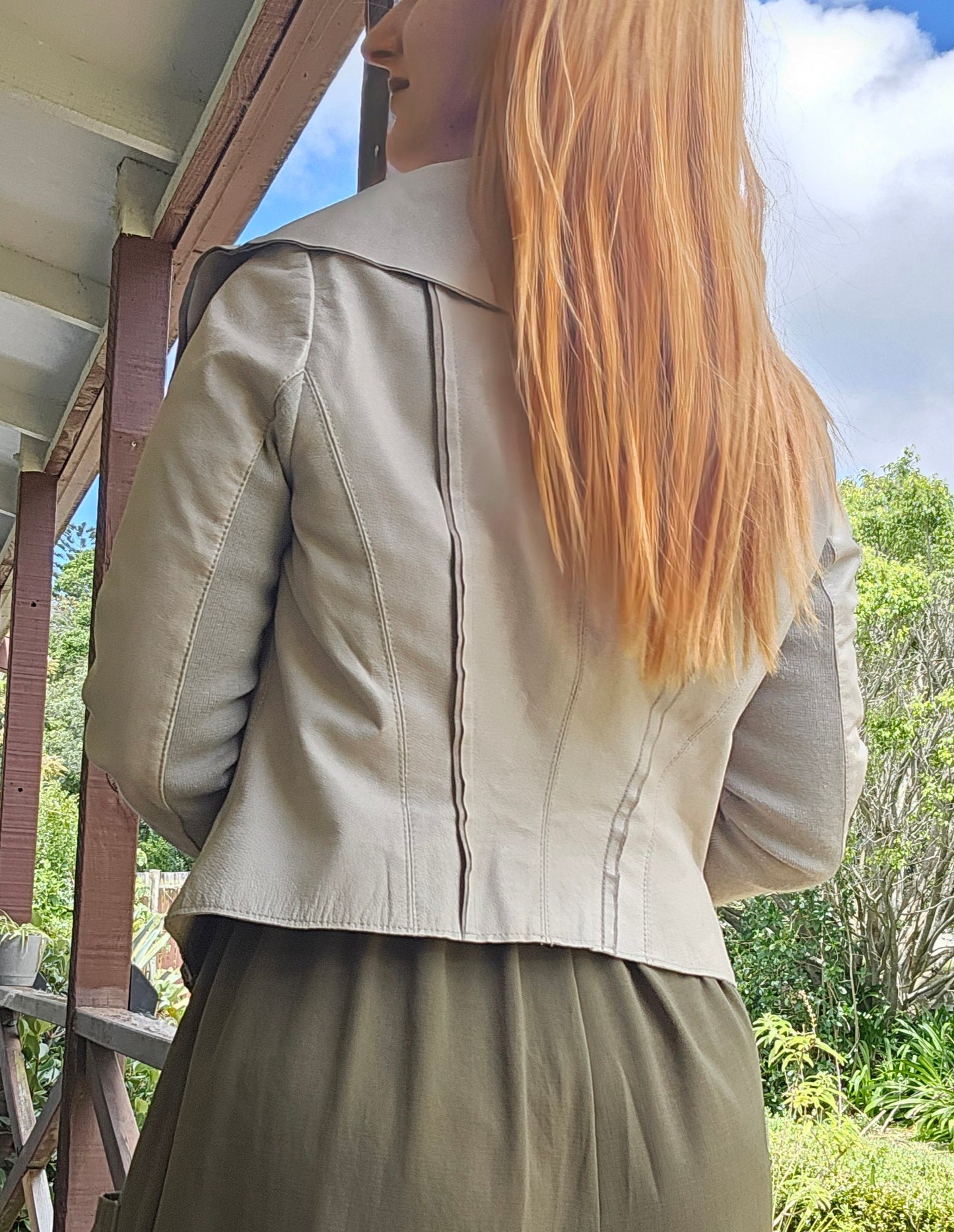 Decjuba Leather Jacket - Preloved Jacket Size 8.