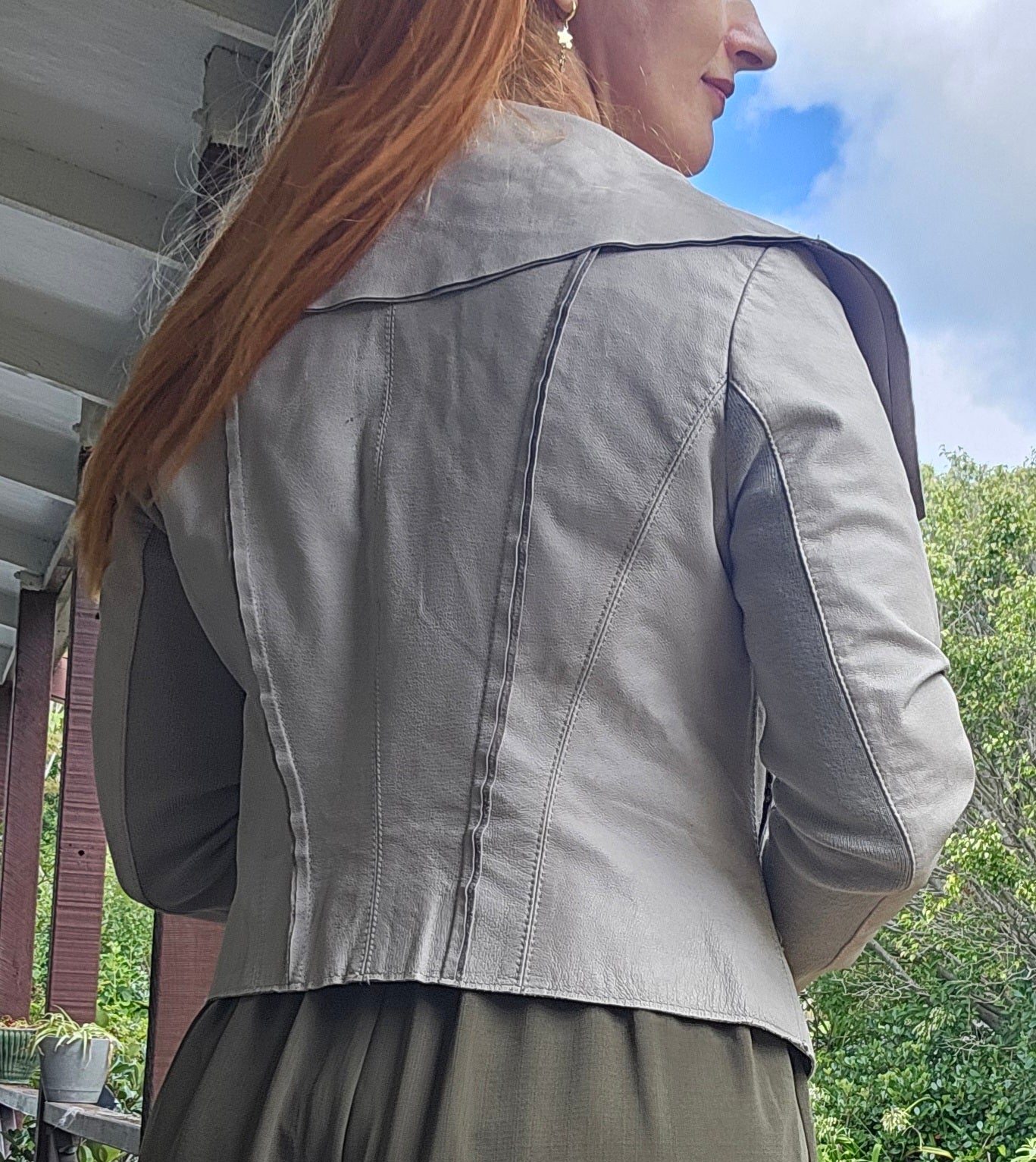 Decjuba Leather Jacket - Preloved Jacket Size 8.