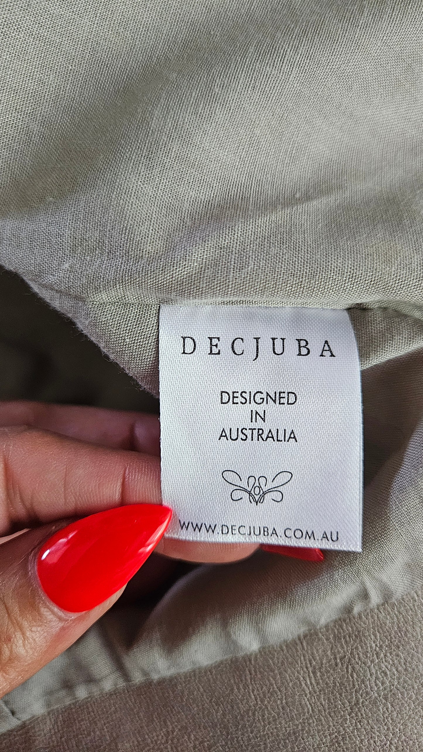 Decjuba Leather Jacket - Preloved Jacket Size 8.
