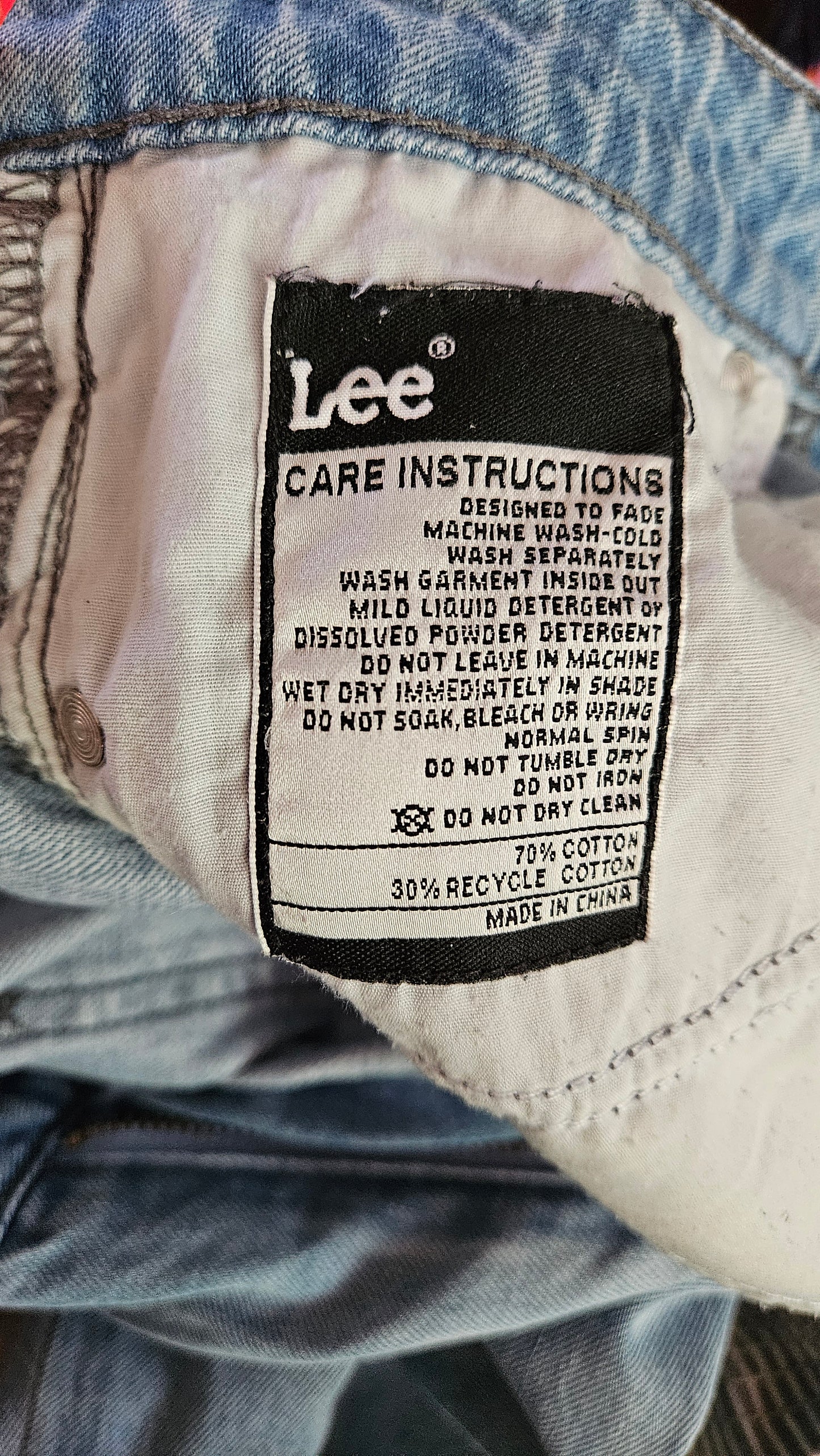Lee Soho Denim High Tapered Pants - Second Hand Store jeans
