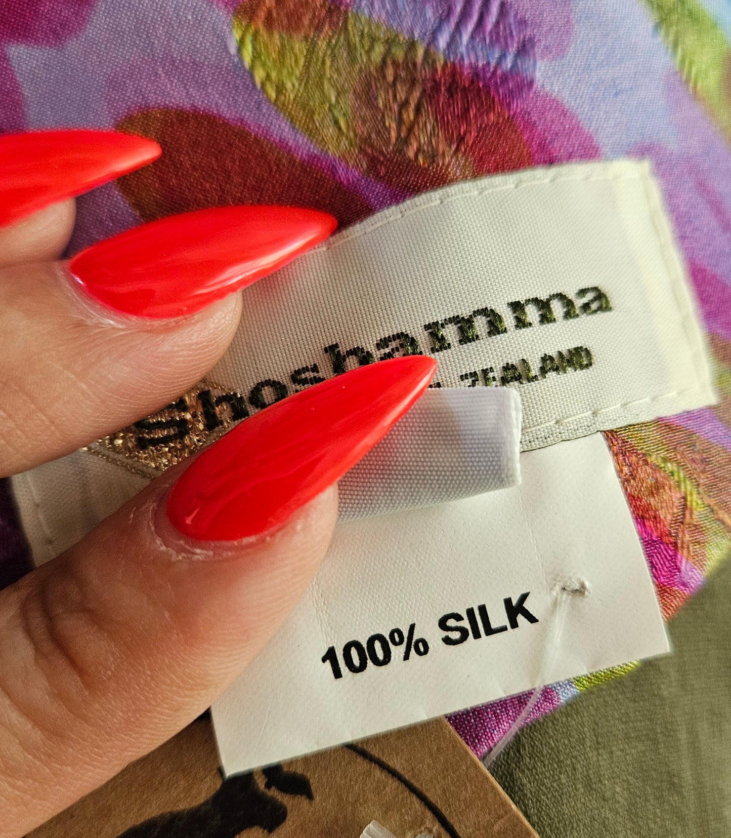 100% Silk Wrapped Skirt Size 10