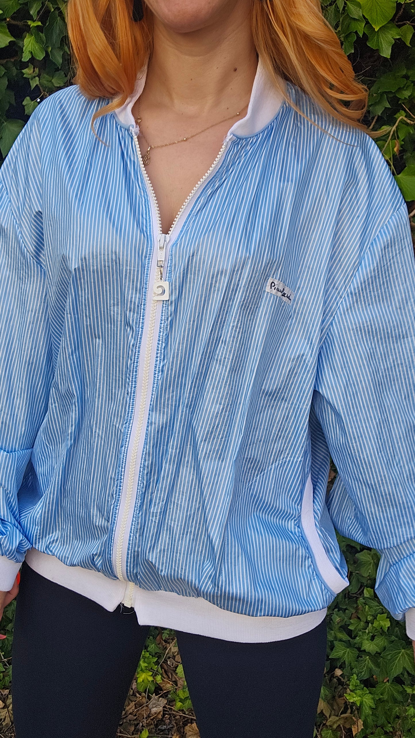 80s Pierre Cardin Striped Windbreaker Jacket Retro Track England