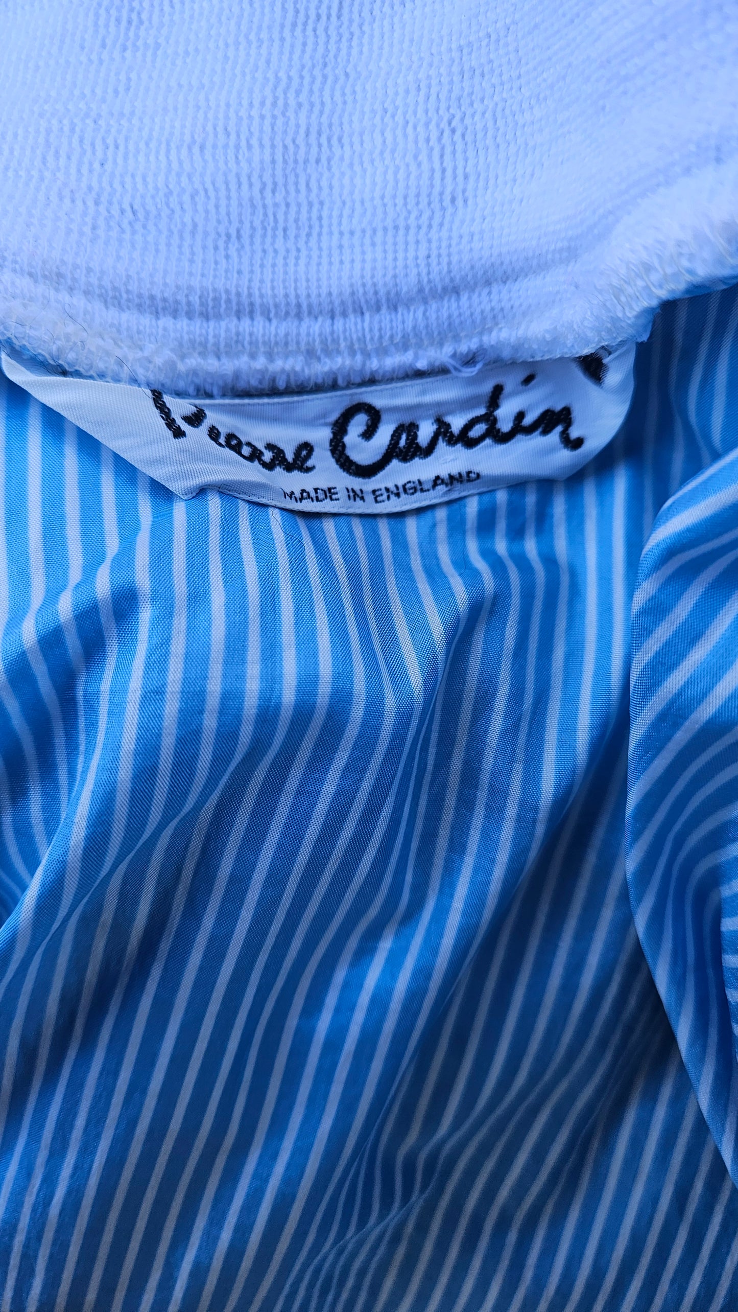 80s Pierre Cardin Striped Windbreaker Jacket Retro Track England
