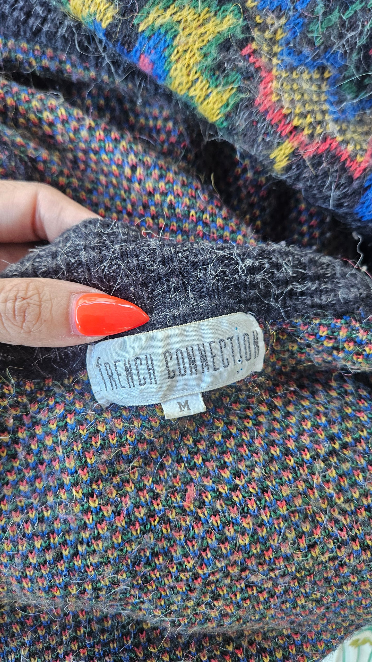 Vintage Cardi - Knitted Coat - Long Coat - Cardigan