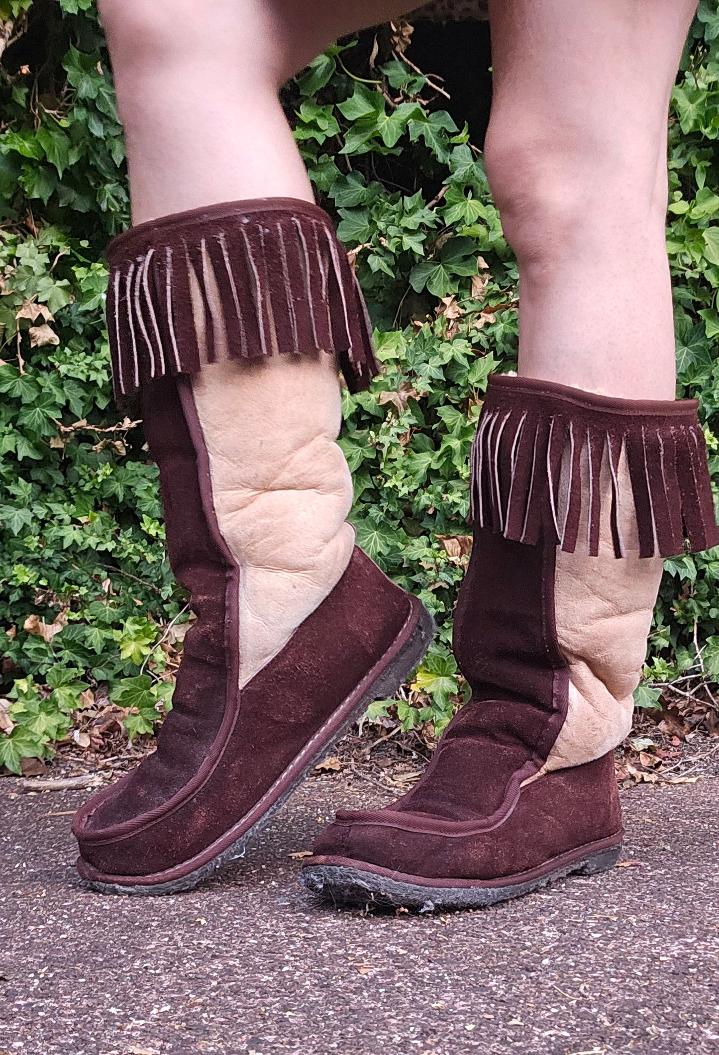 Lamb boots - lamb skin Boots, Size 39