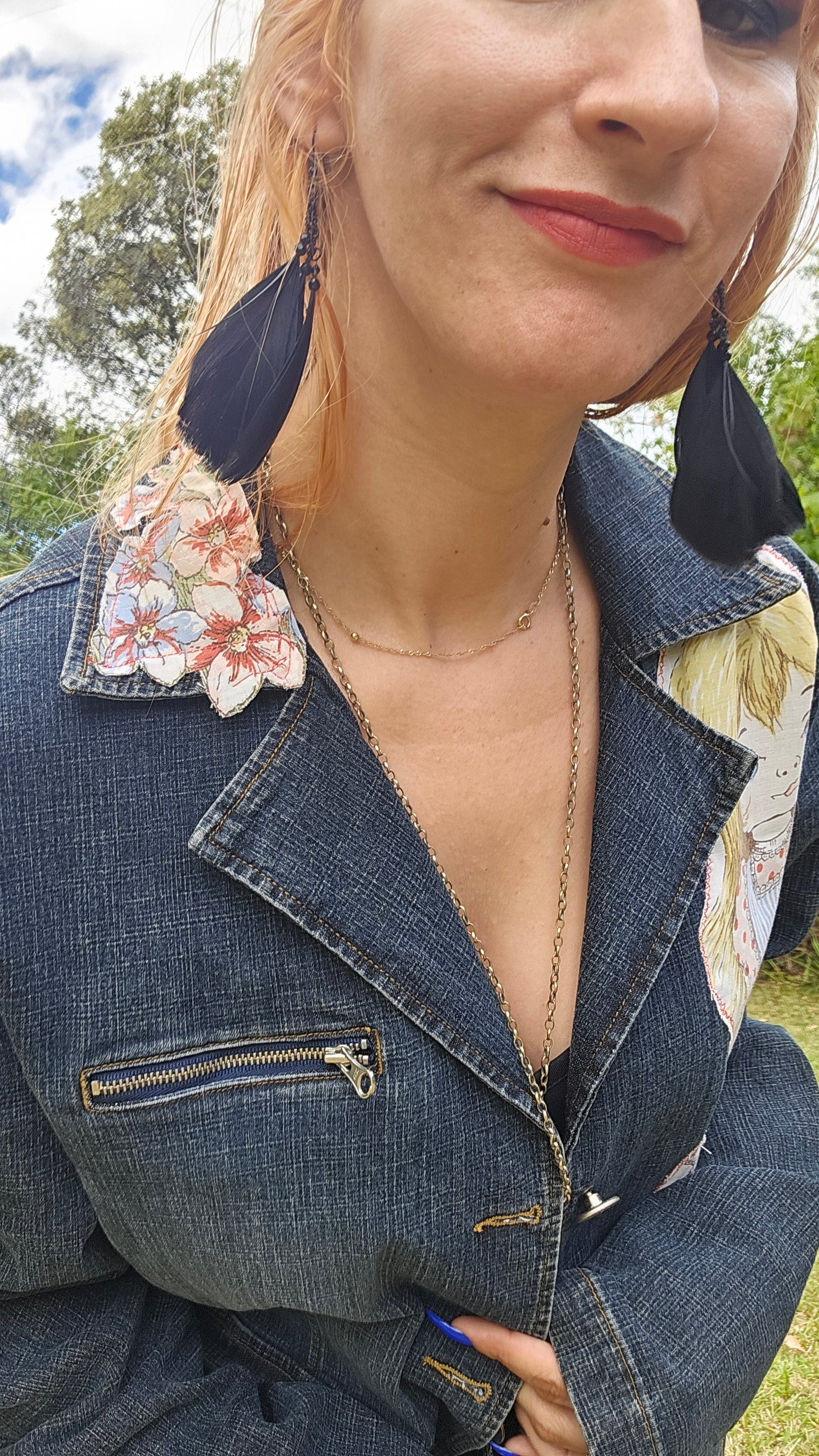 Vintage Denim jacket Y2k jacket size 12.