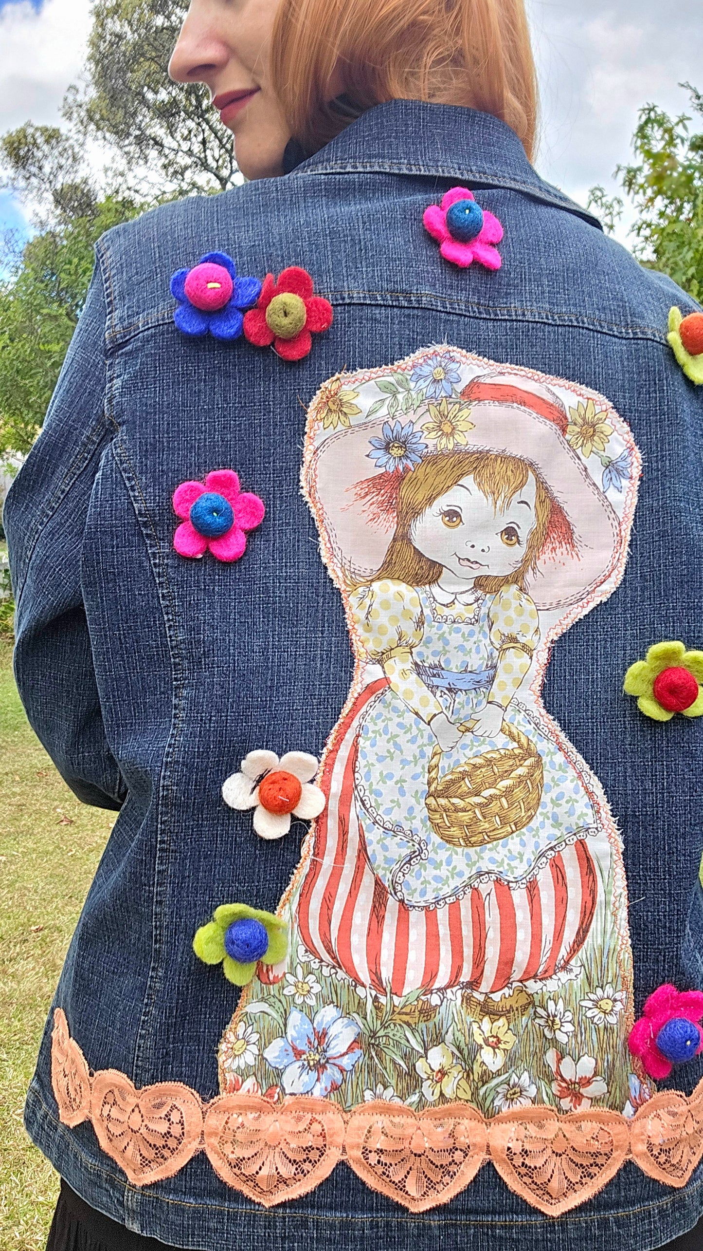 Vintage Denim jacket Y2k jacket size 12.