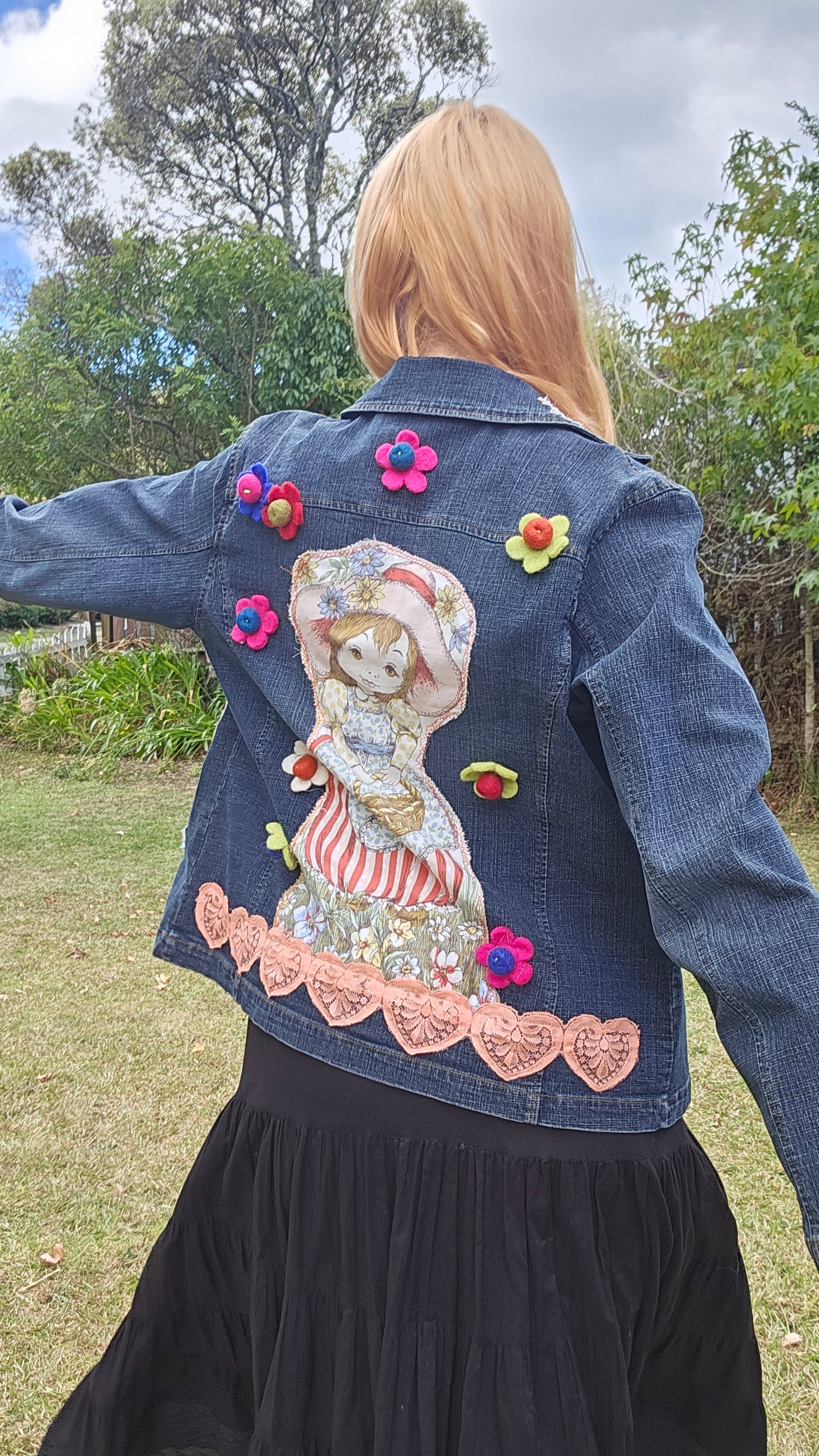 Vintage Denim jacket Y2k jacket size 12.