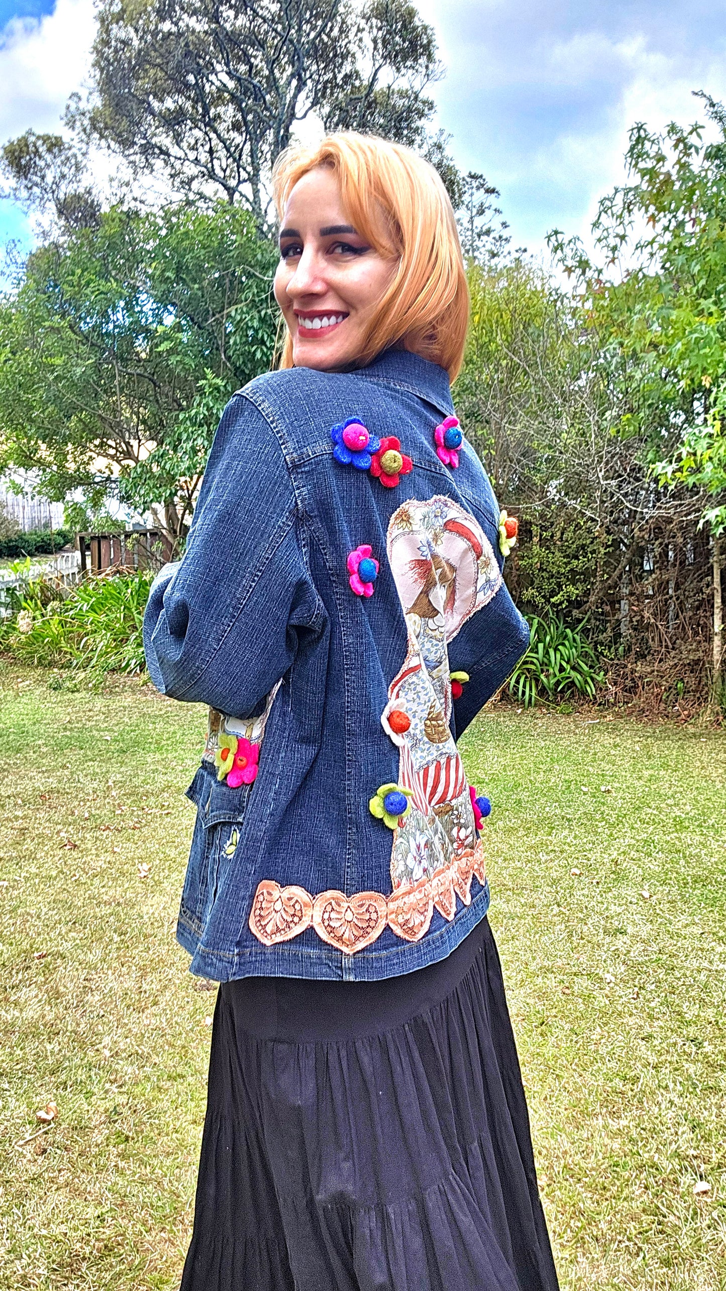 Vintage Denim jacket Y2k jacket size 12.