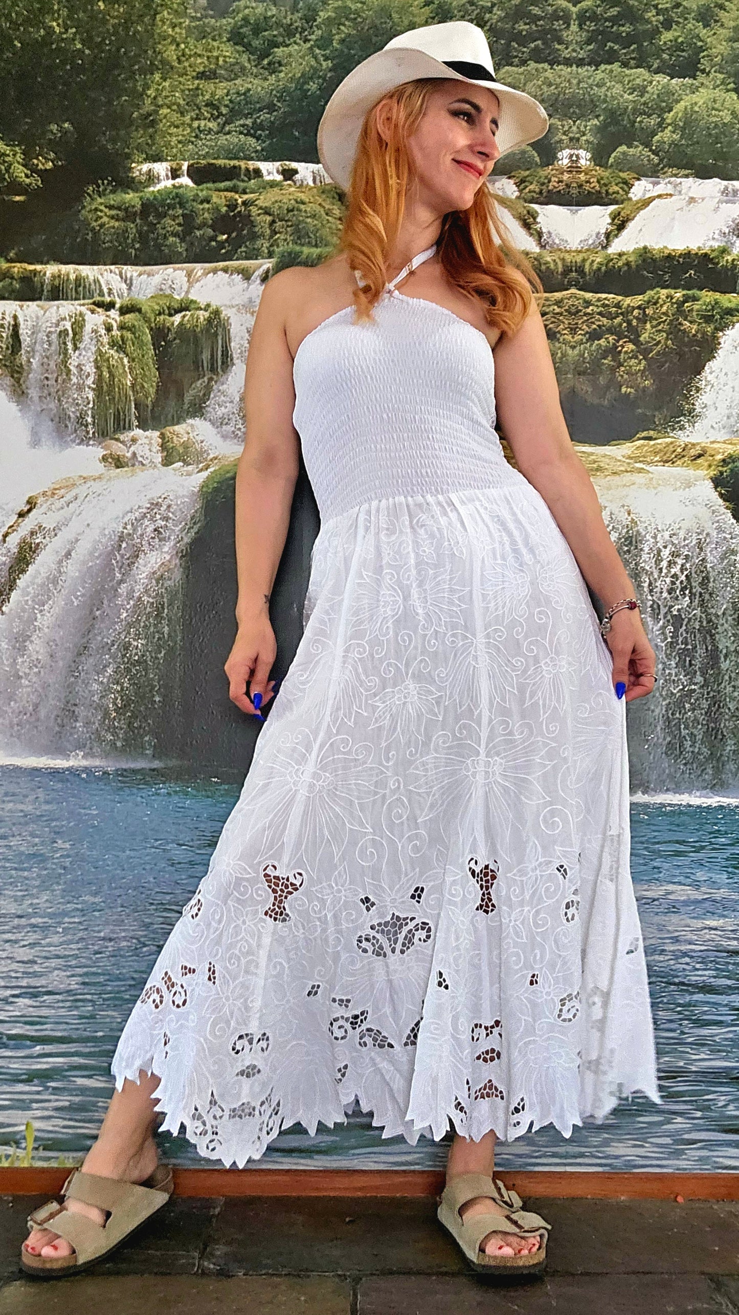 Embroidery Bohemian Dress - Preloved Dress