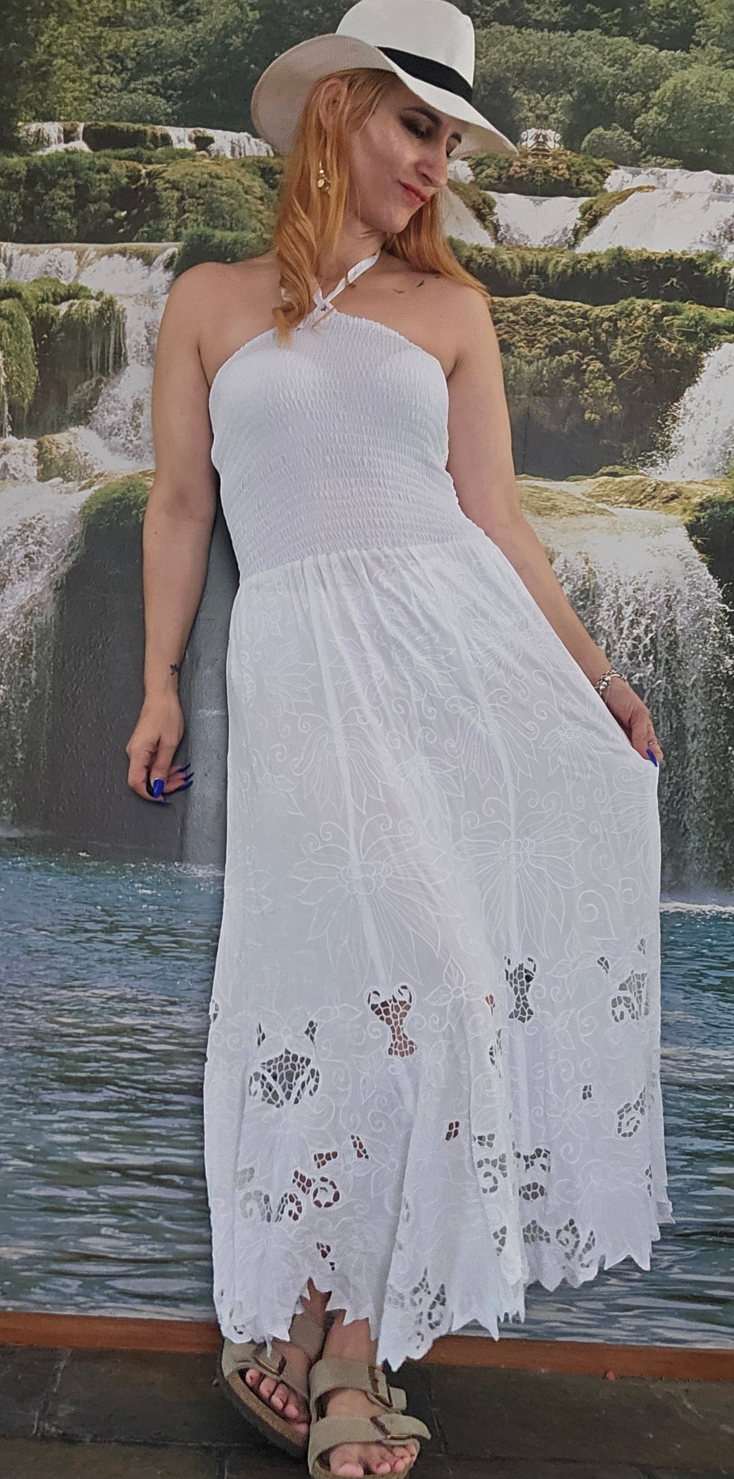 Embroidery Bohemian Dress - Preloved Dress