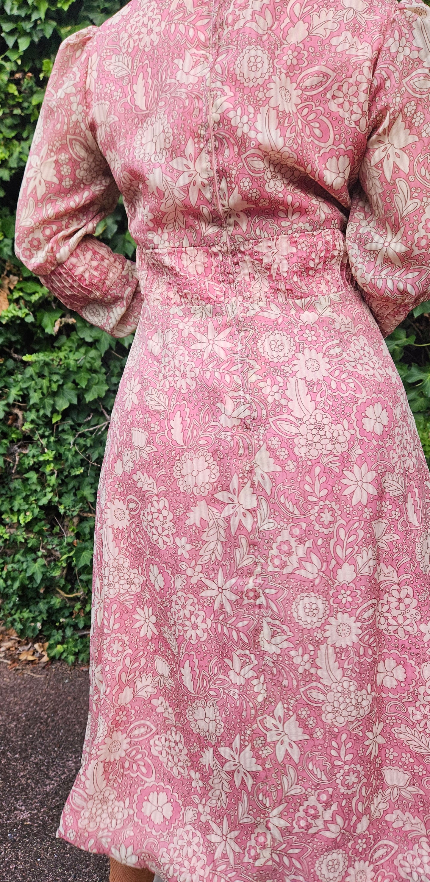 New Zealand Crafted Midi Dress - Vintage Dress