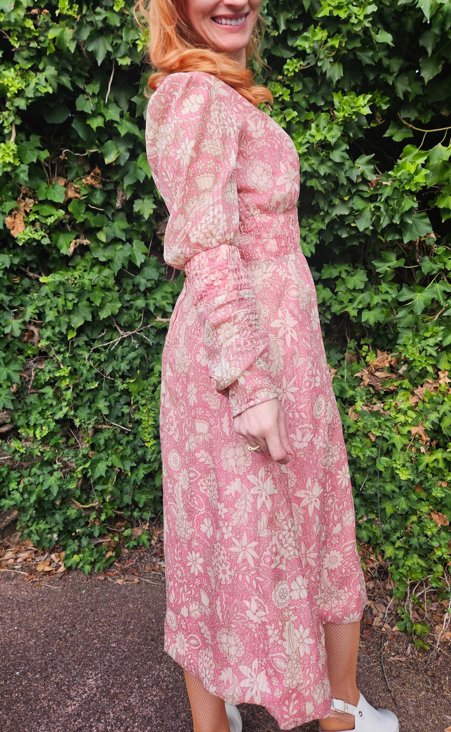 New Zealand Crafted Midi Dress - Vintage Dress