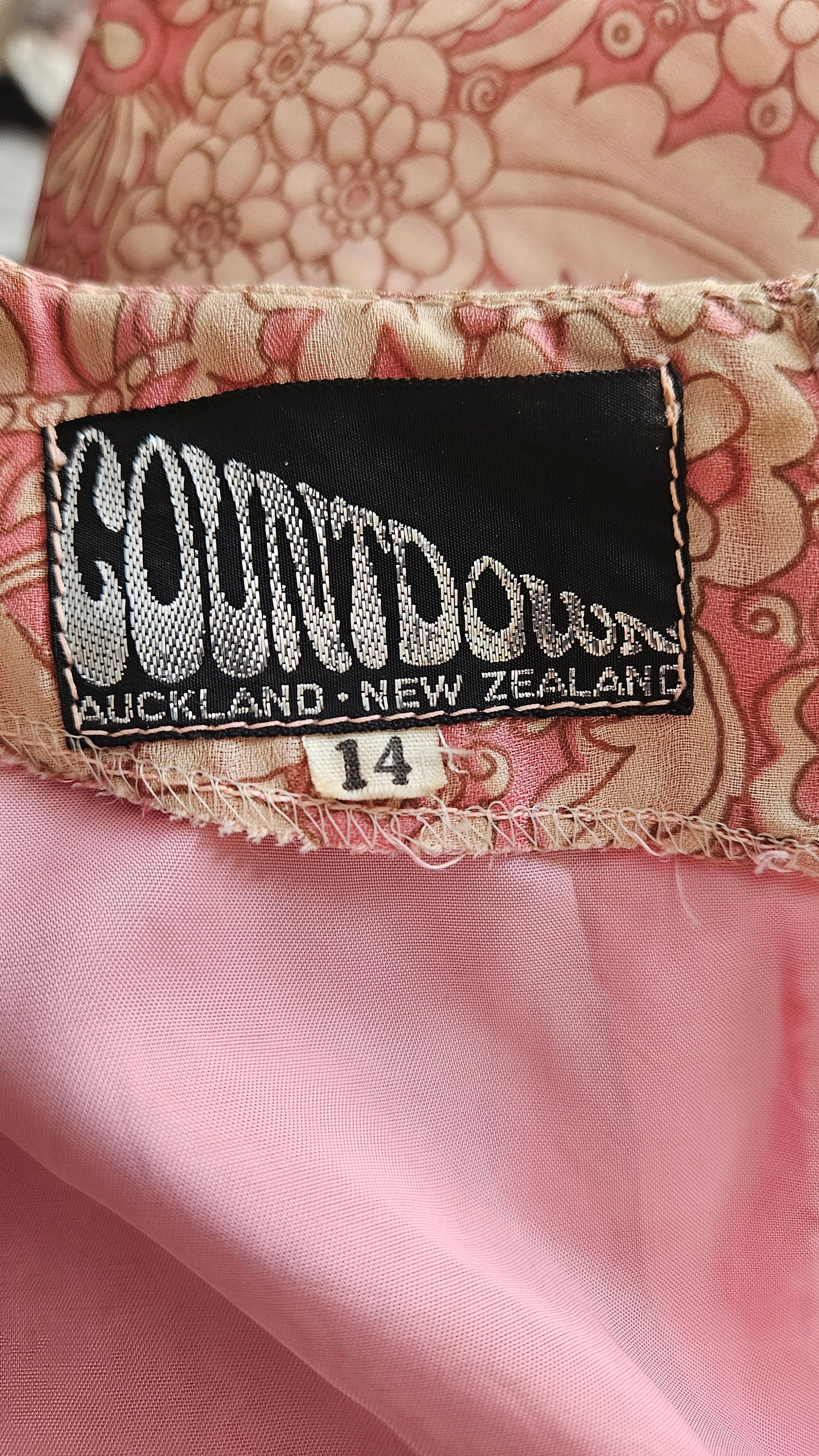 New Zealand Crafted Midi Dress - Vintage Dress