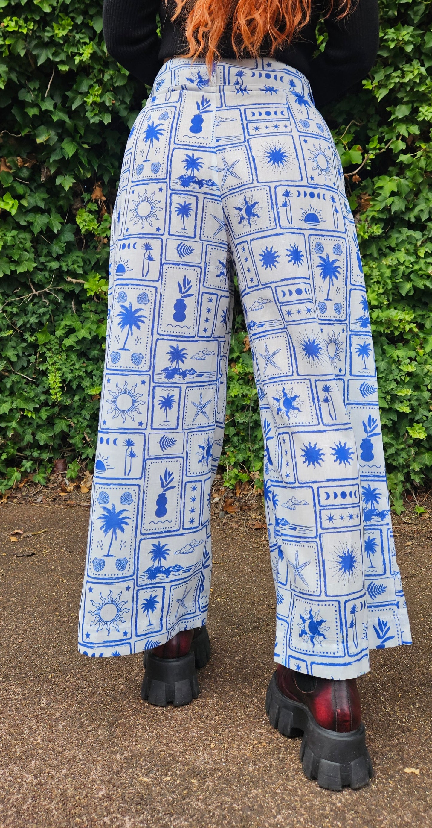 Unique Wide Legs Pants - Preloved Palazzo Pants