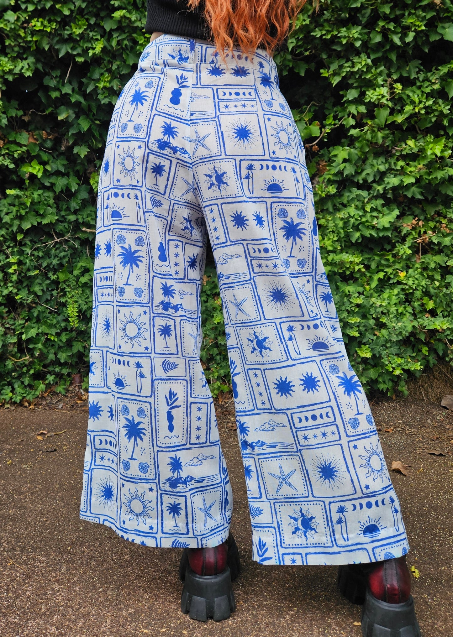 Unique Wide Legs Pants - Preloved Palazzo Pants