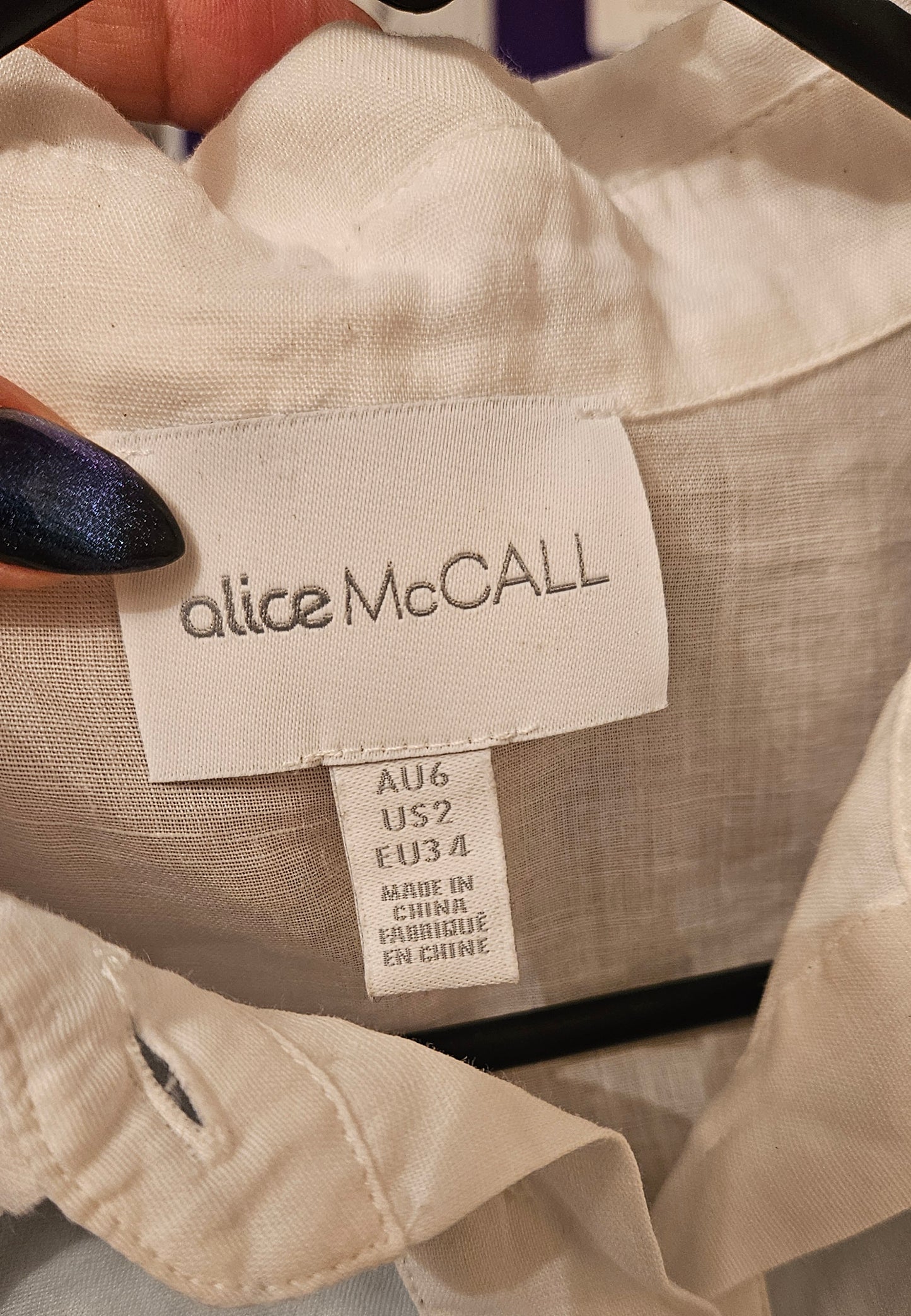 Authentic Alice McCALL Marie Mini Dress – Size 6 AU (8 NZ) Preloved Dress