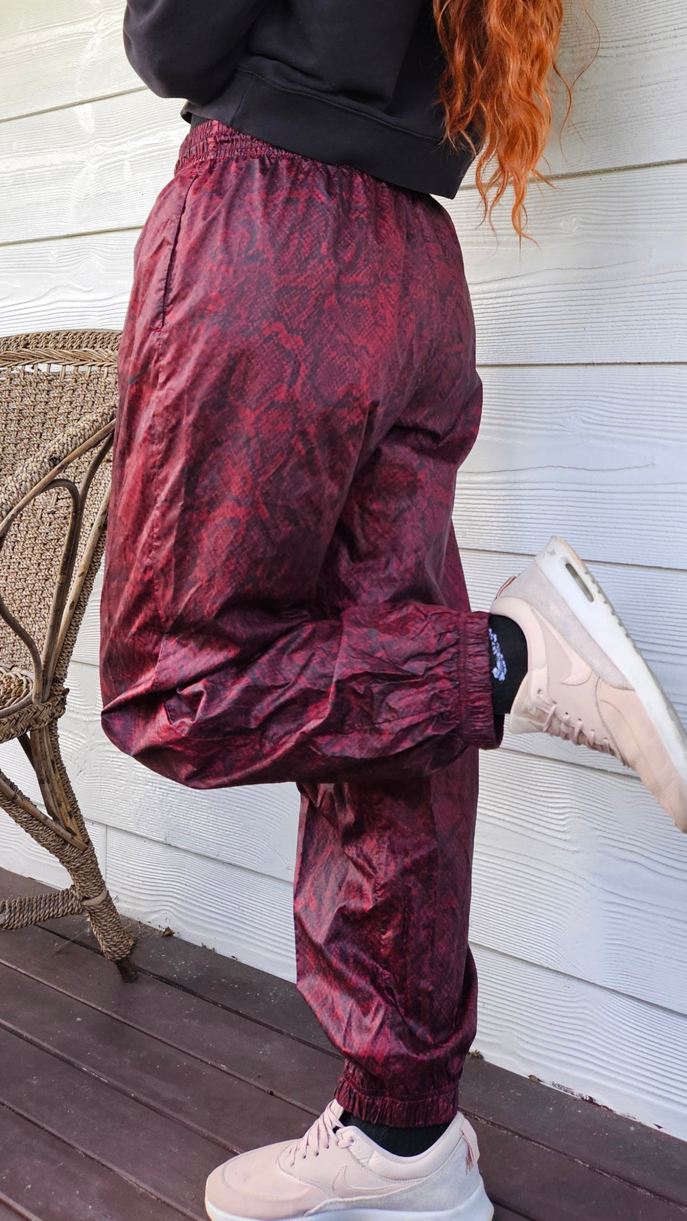 Nike Pants - Nike Sportswear Womens Woven Python Print PantsSecond Hand Store