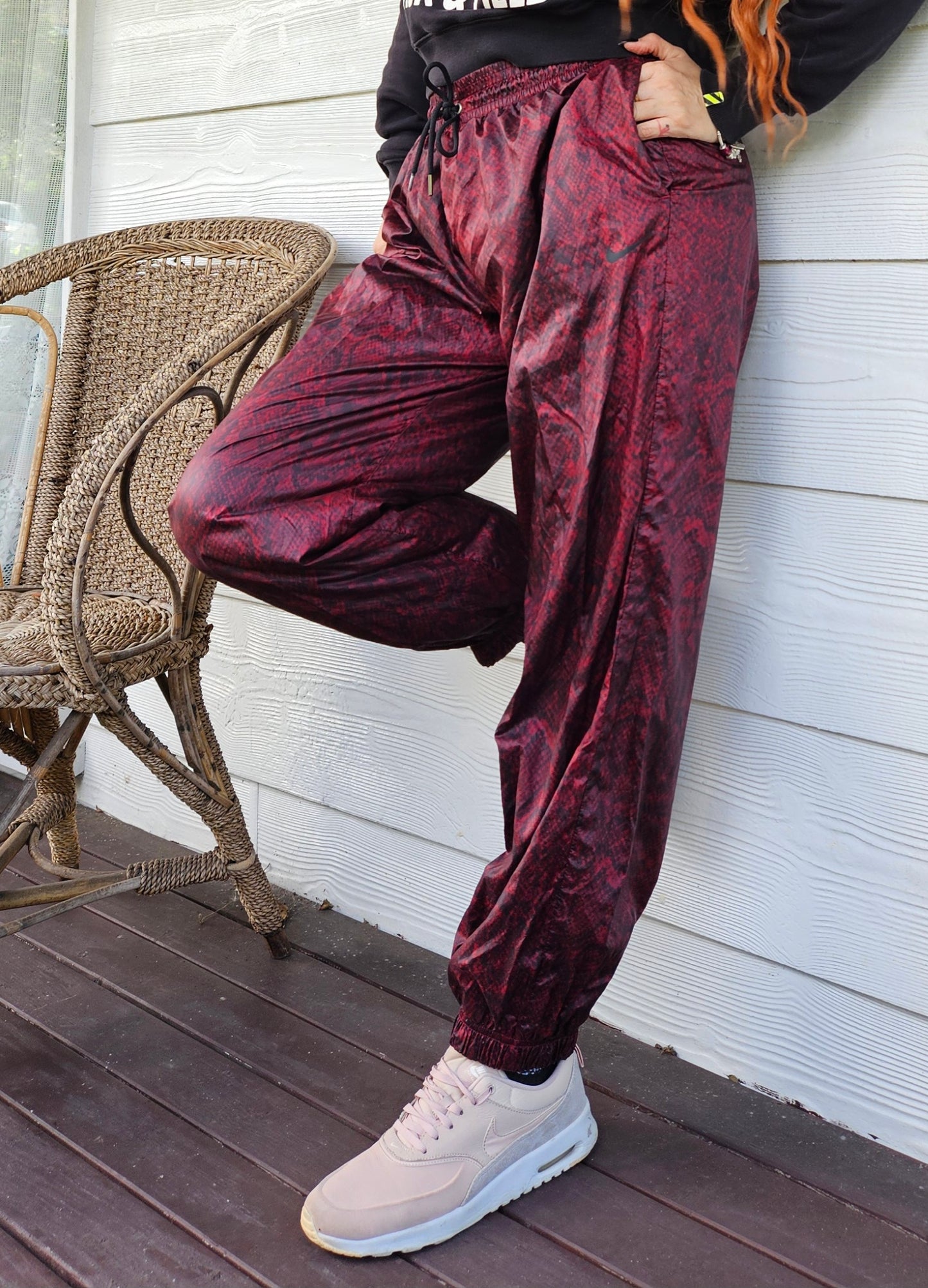 Nike Pants - Nike Sportswear Womens Woven Python Print PantsSecond Hand Store