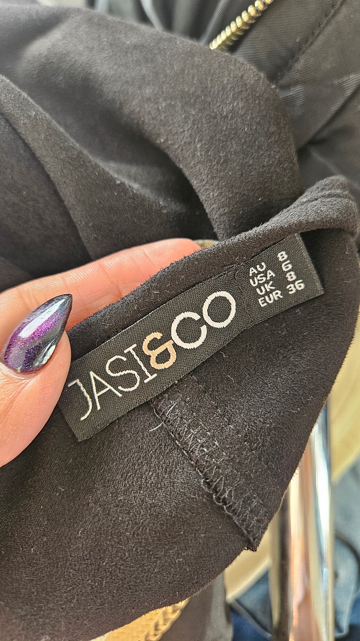 Gothic Asymmetrical black Dress - Preloved Dress