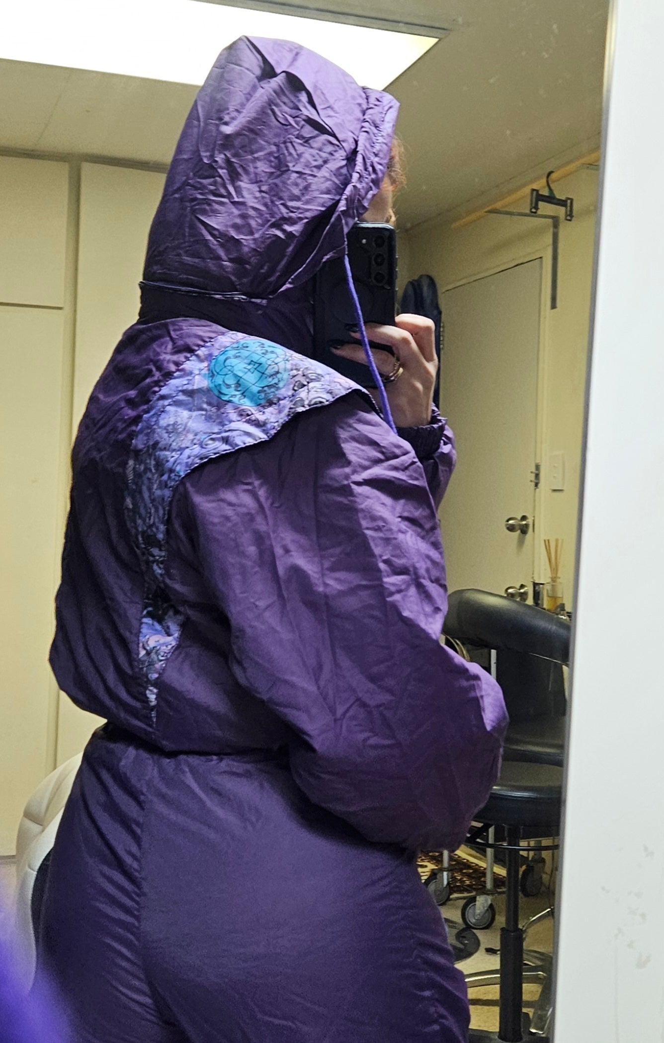 Vintage 90s Styleframe Purple One Piece Snow Suit, Women SKi Wear