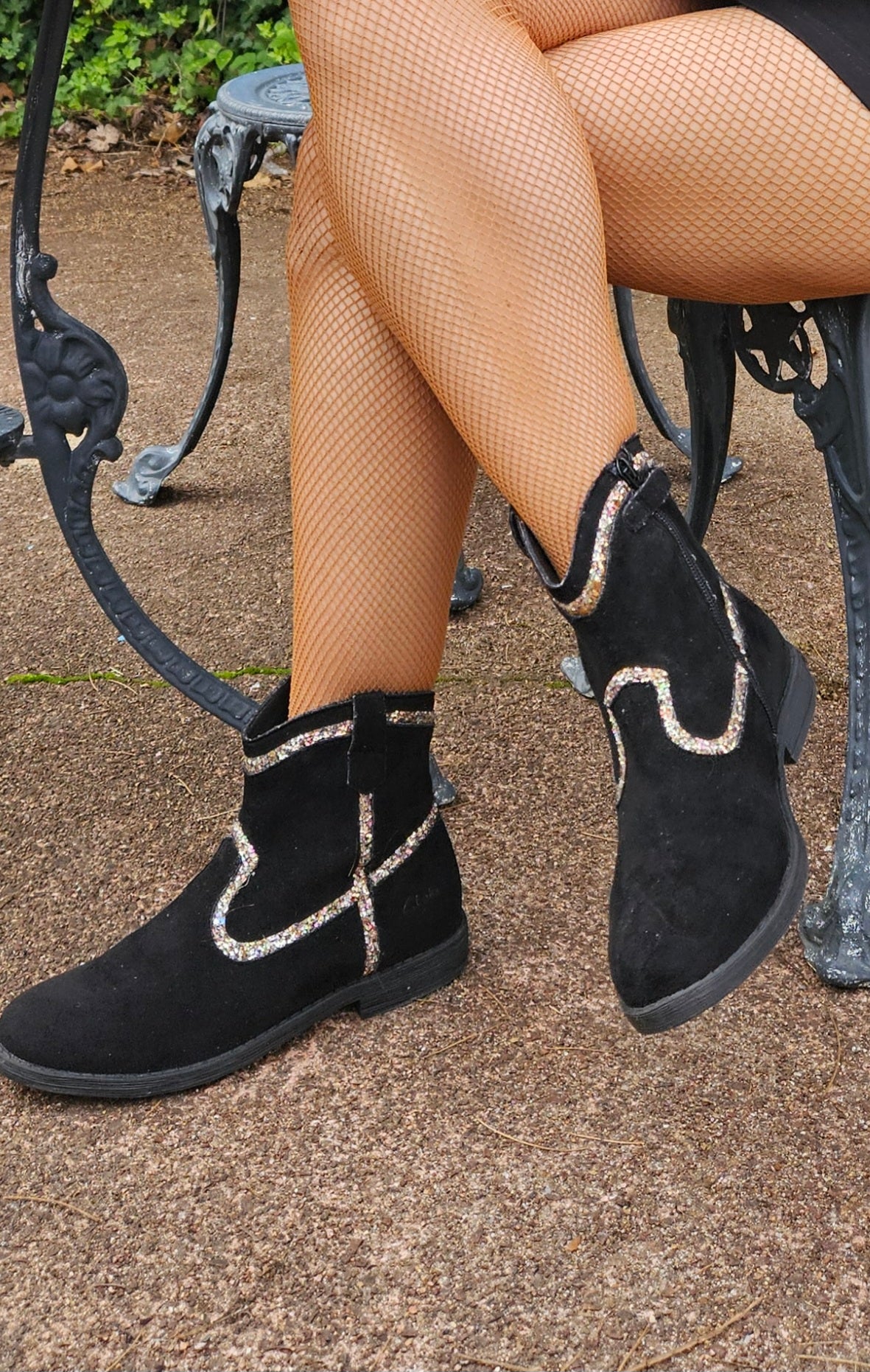 Clarks Womens Black Maye Zip Up Boots Booties 25cm Clarks shoes boots