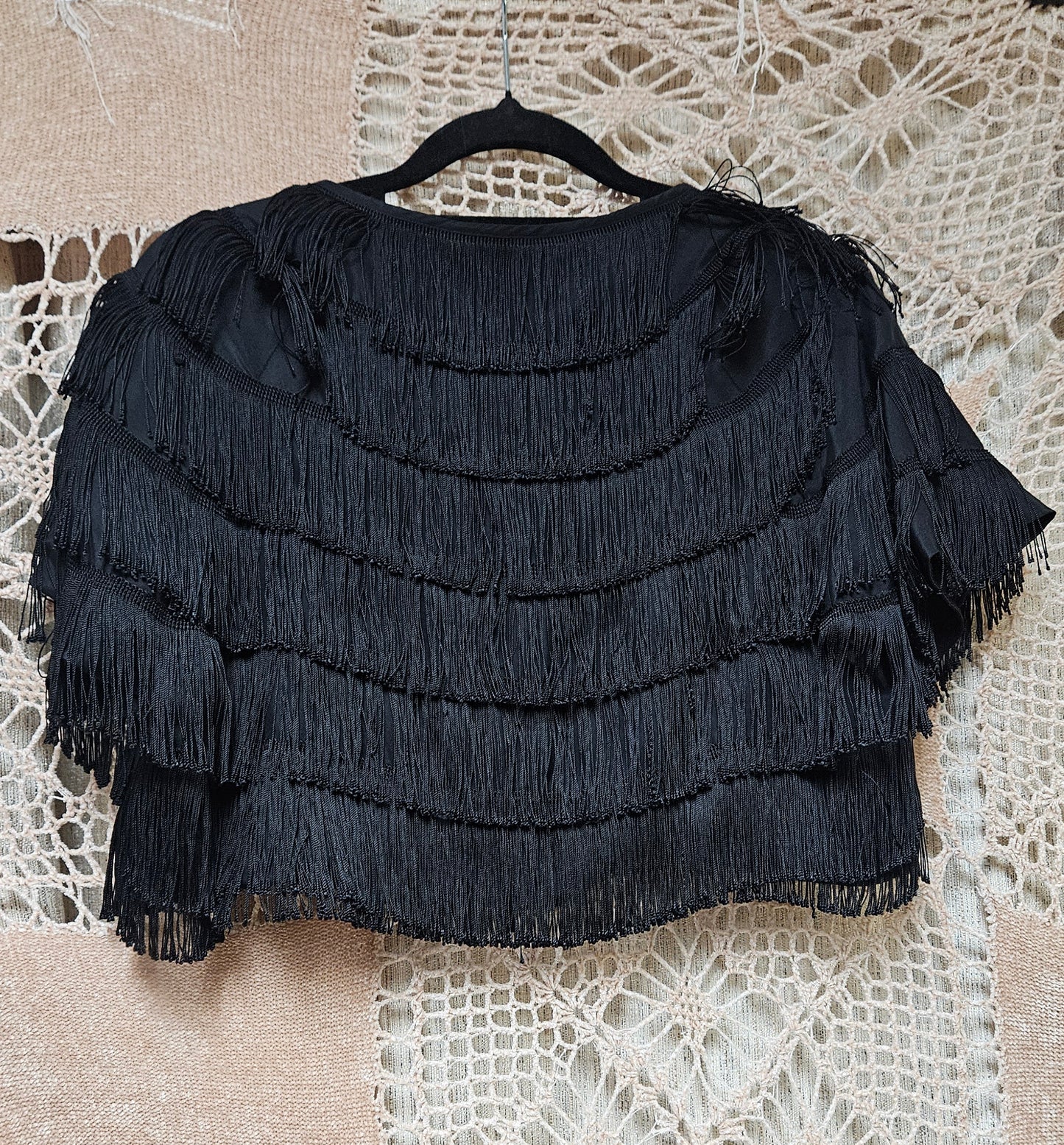 Bolero Fringe Cropped Jacket by Lisa Ho