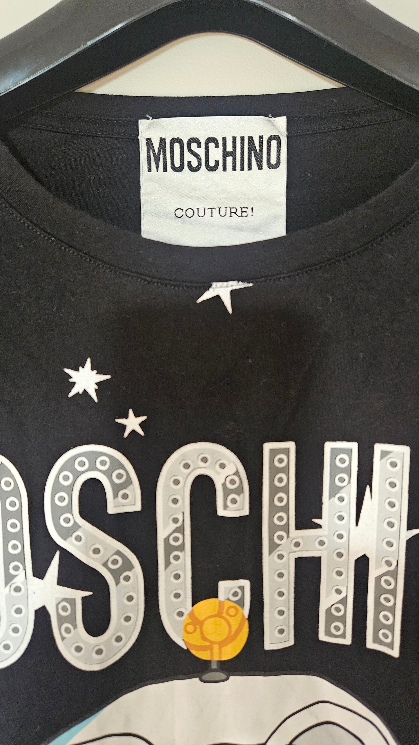 Moschino Couture Tee black Top Size S