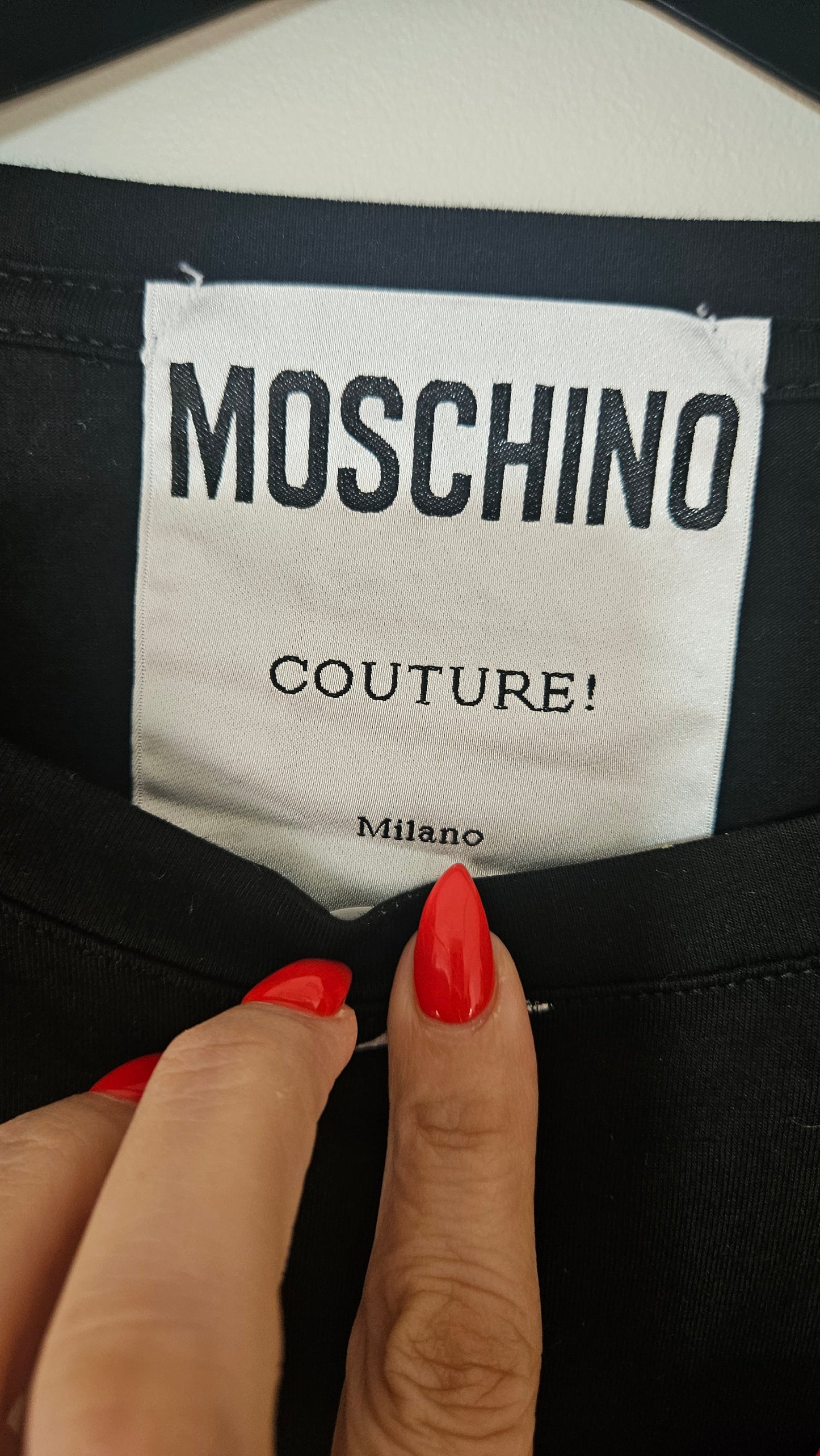 Moschino Couture Tee black Top Size S