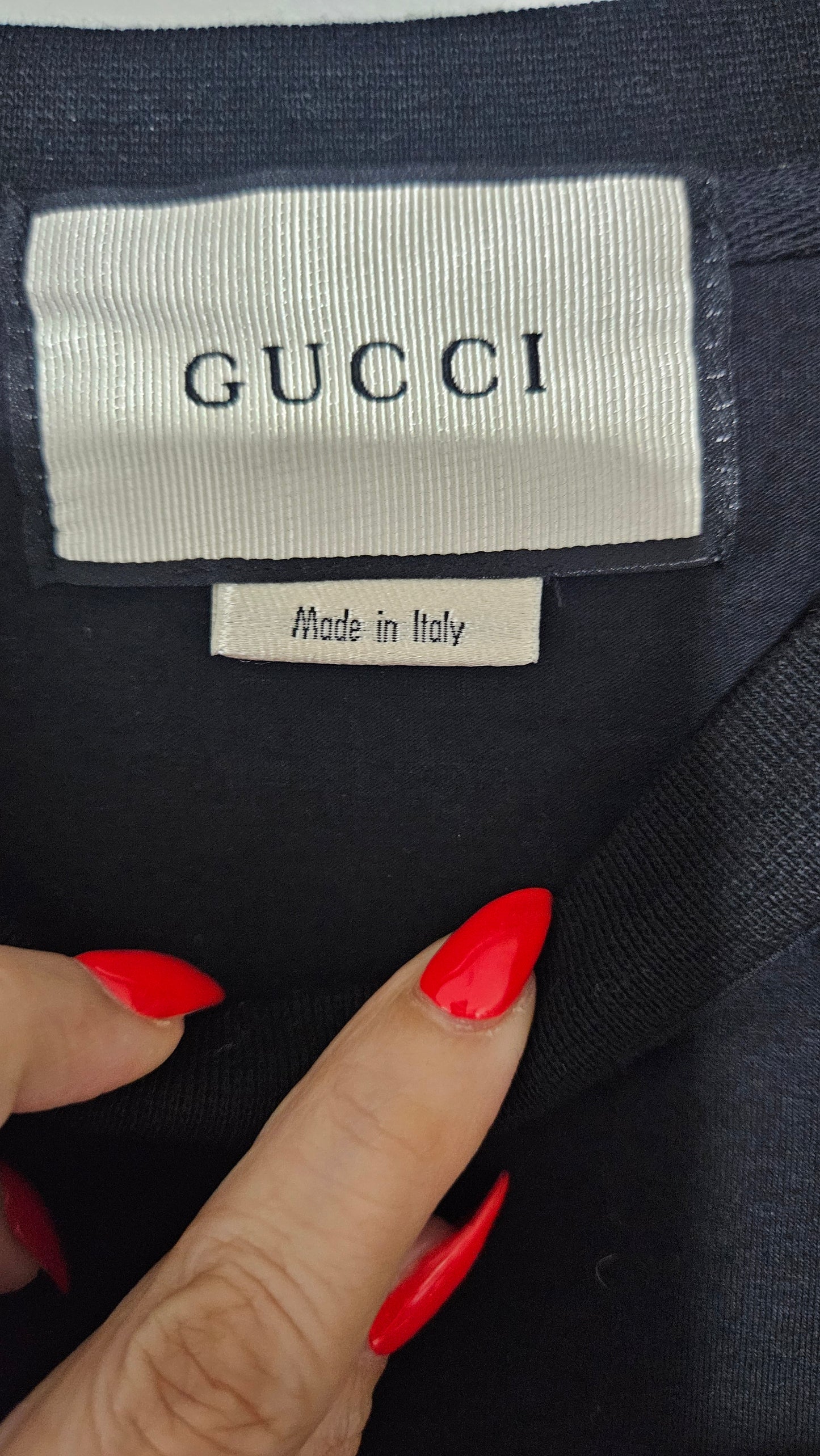 Gucci Tee black Top Size M