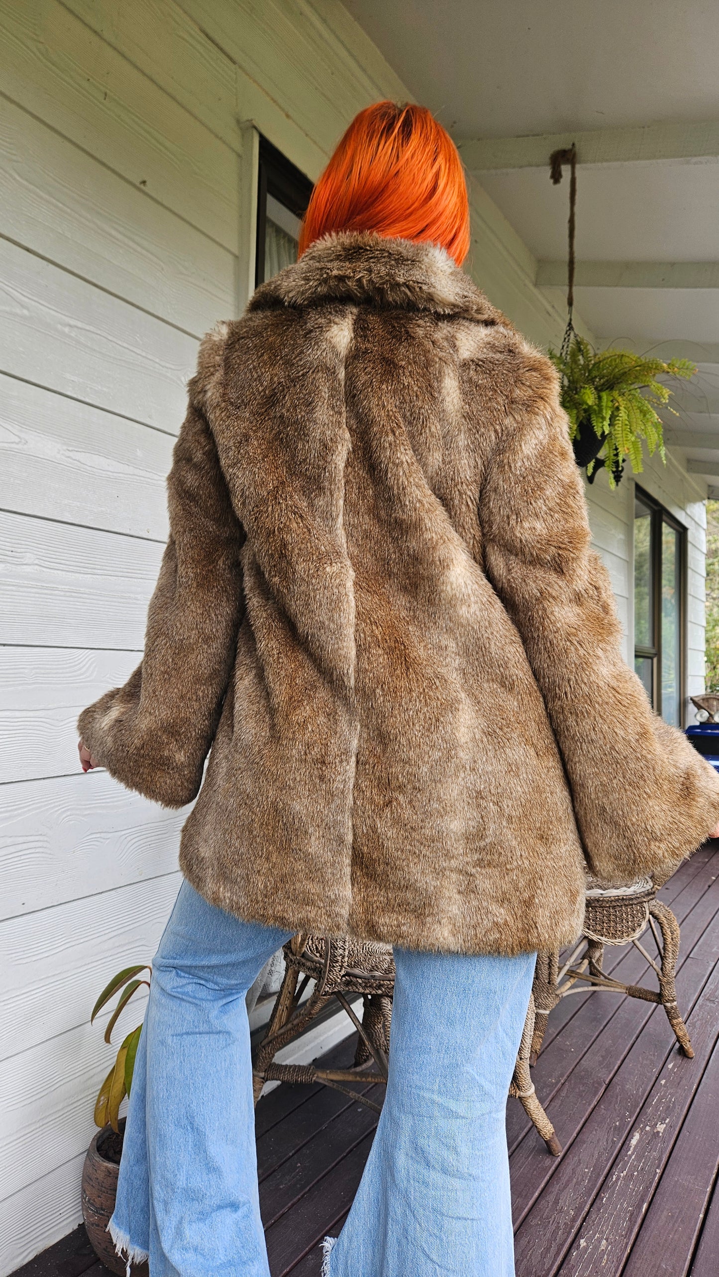 Stunning H&M Fur Jacket - Preloved Coat