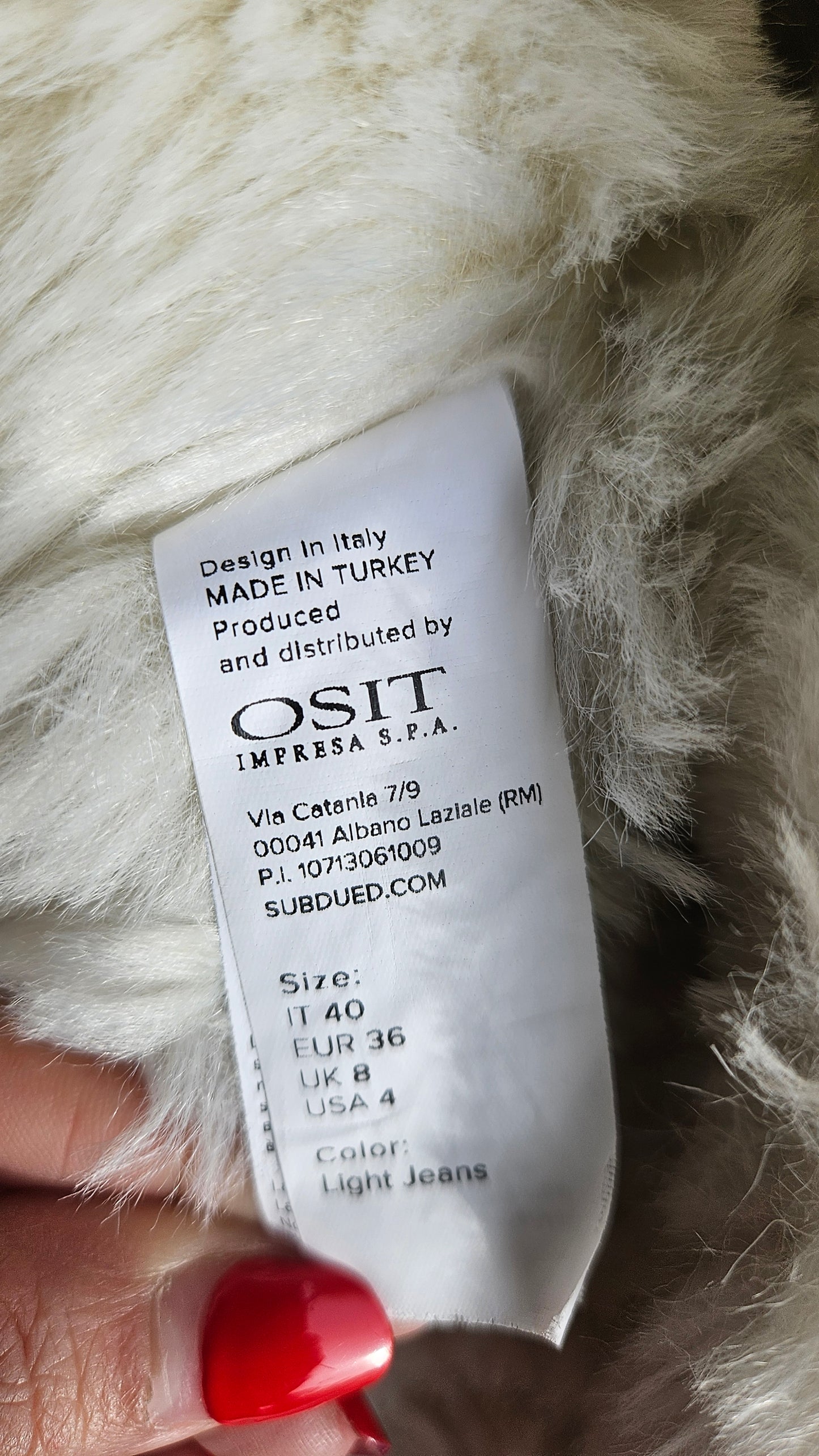 Unique Denim Jacket designed in Italy