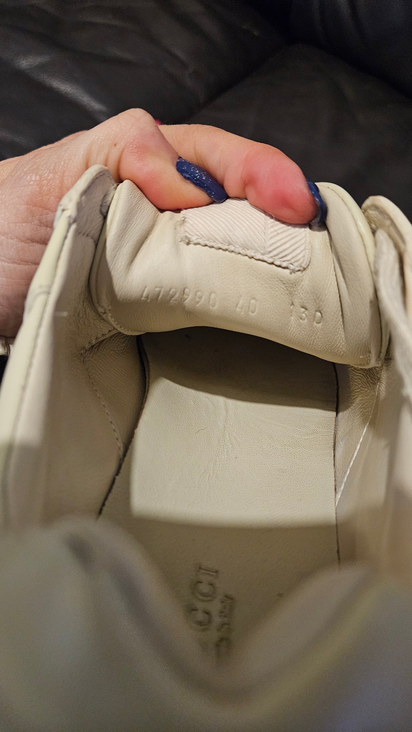 Gucci Rhyton sneakers Size 40. Leather Gucci Shoes.