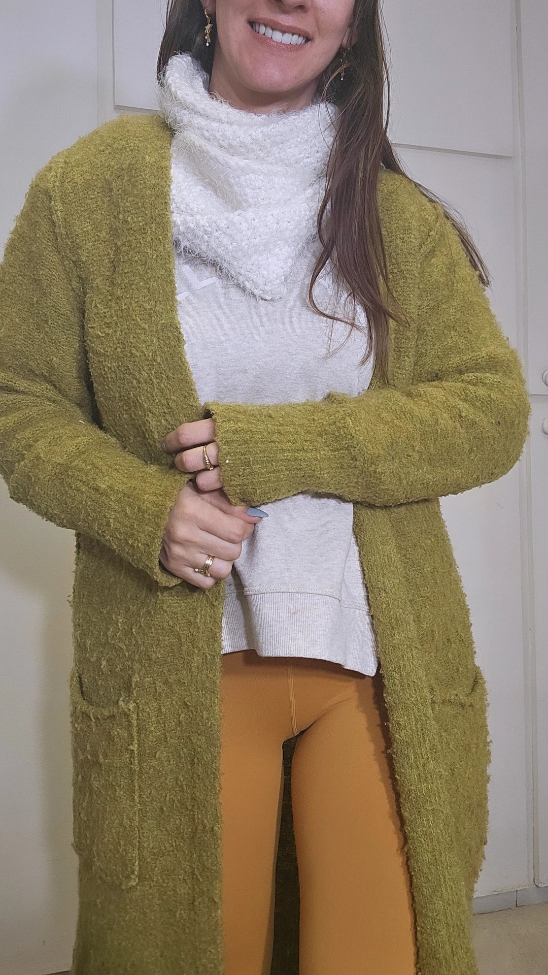 bohemian hippie style Knit Coat - Preloved Cardigan Coat
