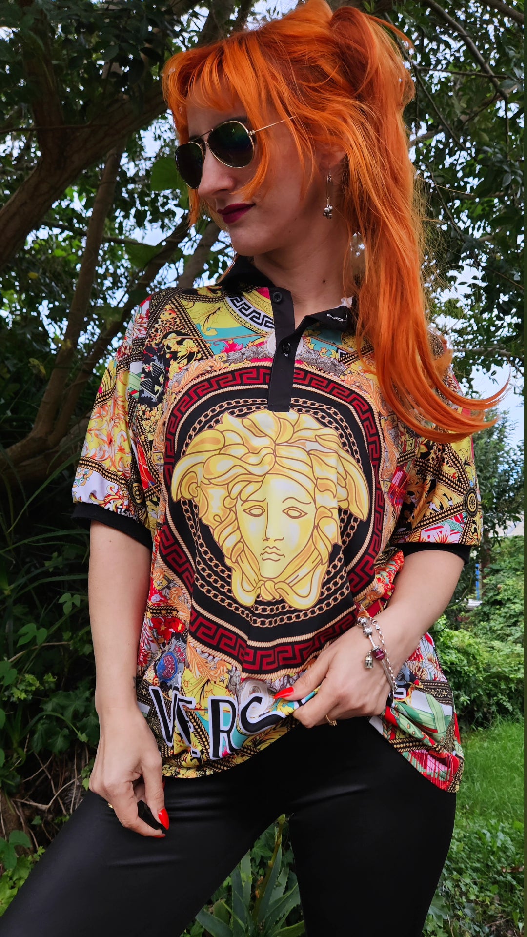 Versace T-shirt Size Large Women (Small Men's)