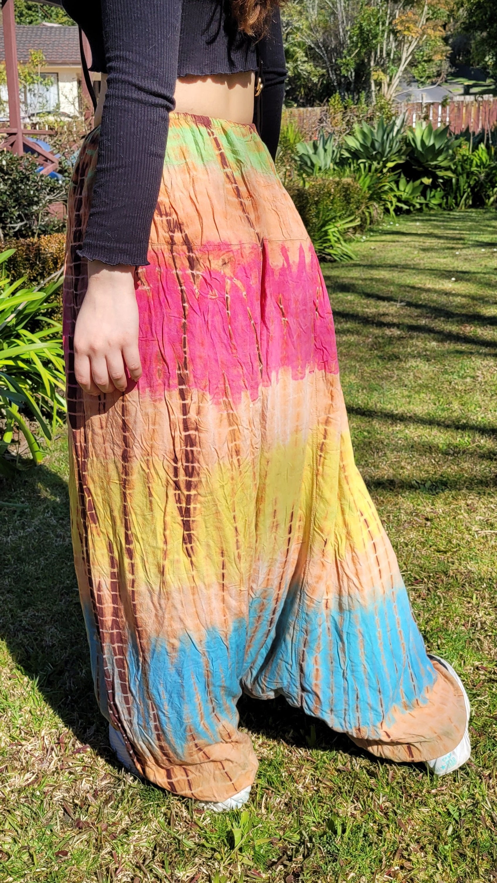 harem pants for sale colorful preloved hippie pants