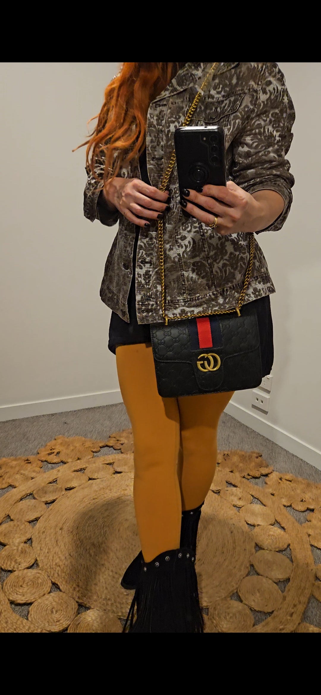 Metallic pattern Jacket Size 42