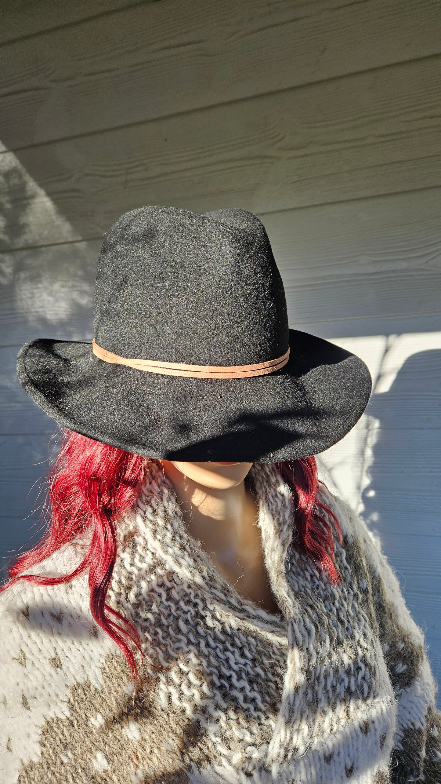 Stunning Black Ale by Alessandra Hat 100% wool made in Ecuador