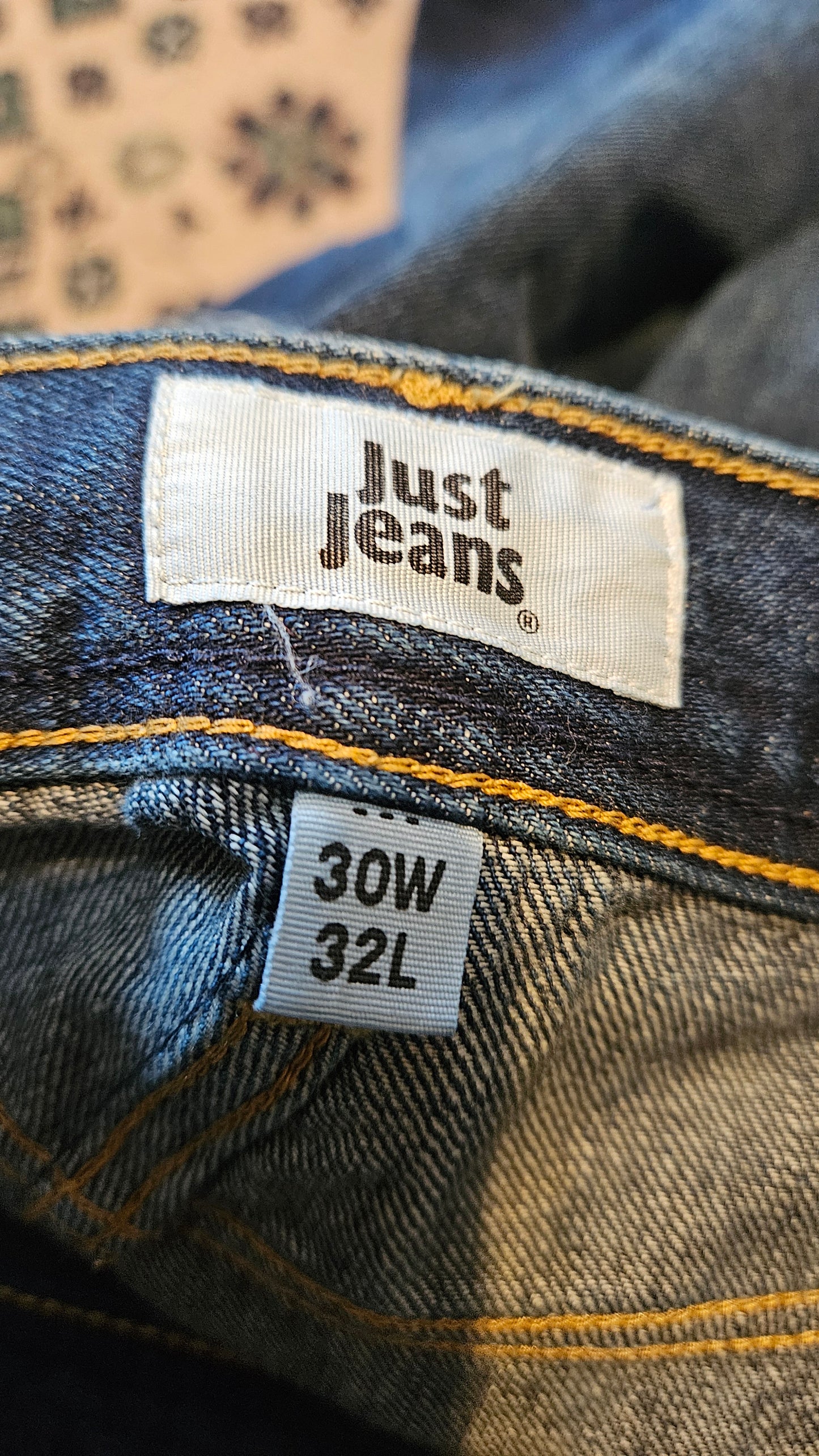 Louis Vuitton logo DIY painted Denim Pants - Second Hand Store jeans