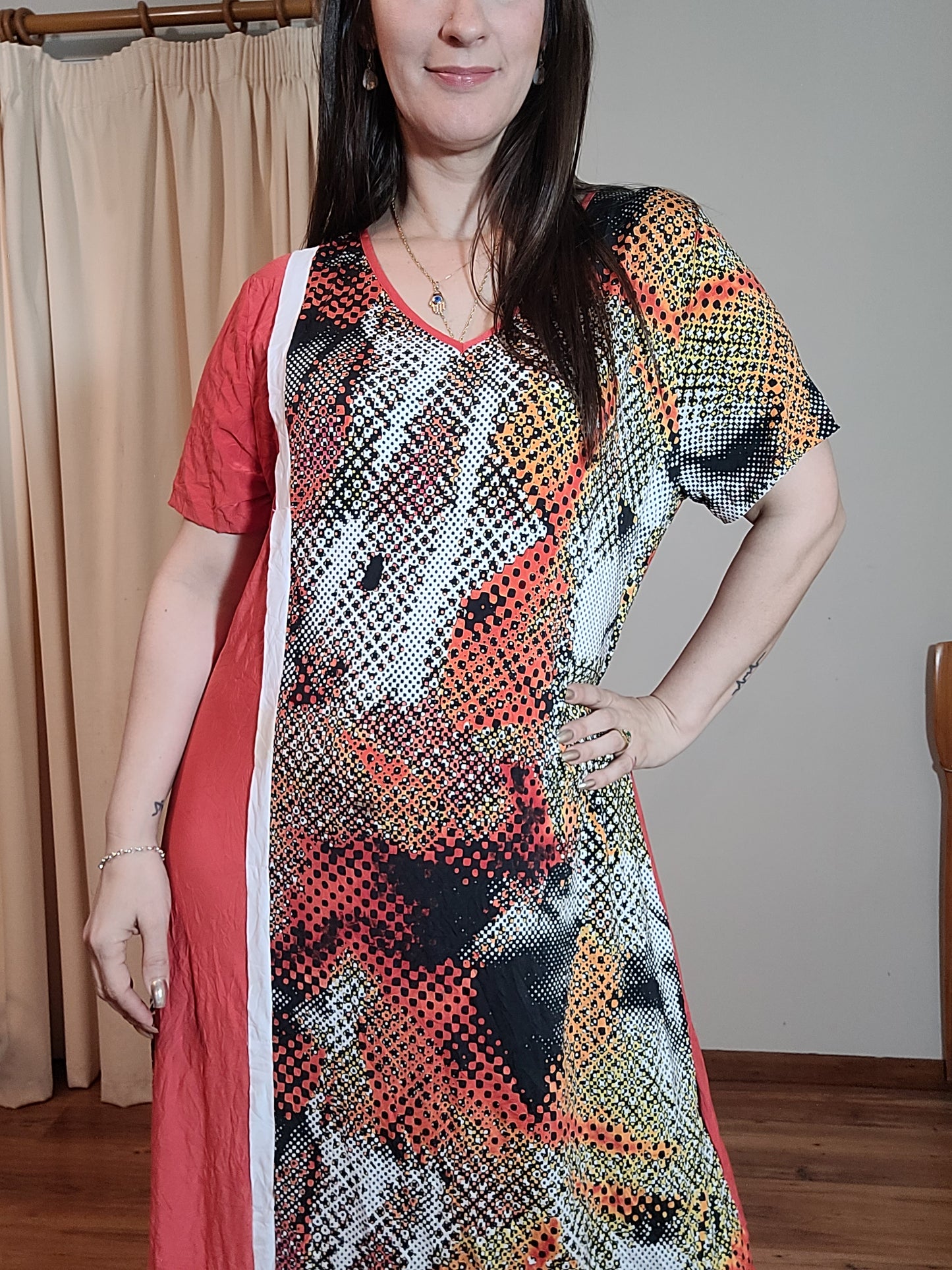 Plus size Dress - Curvy Asymmetrical Dress