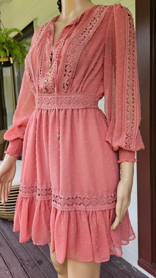 Romantic Dress by Forever New. Long sleeves Dress