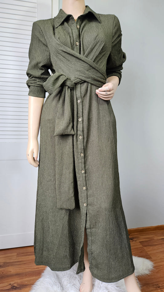 Lovely Green Maxi Dress - used Maxi Dress