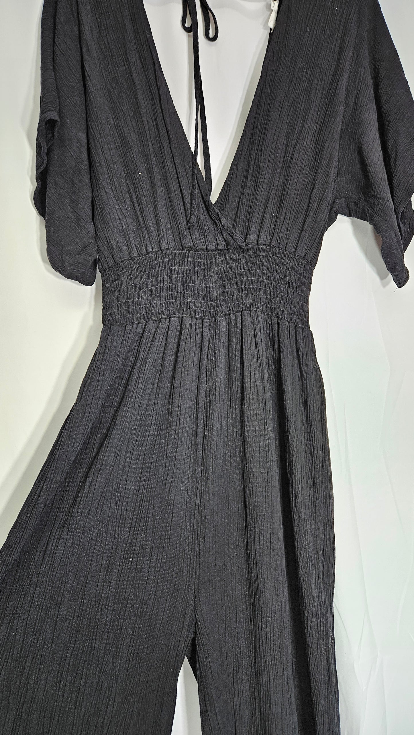 Max Wide leg black Jumpsuit - Size 14. buy Preloved bohemian Jumpsuit - used jumpsuit