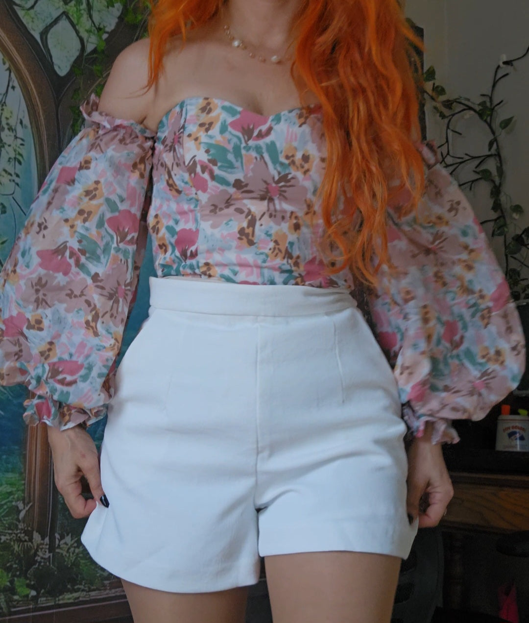 Lovely floral bodysuit Top Body