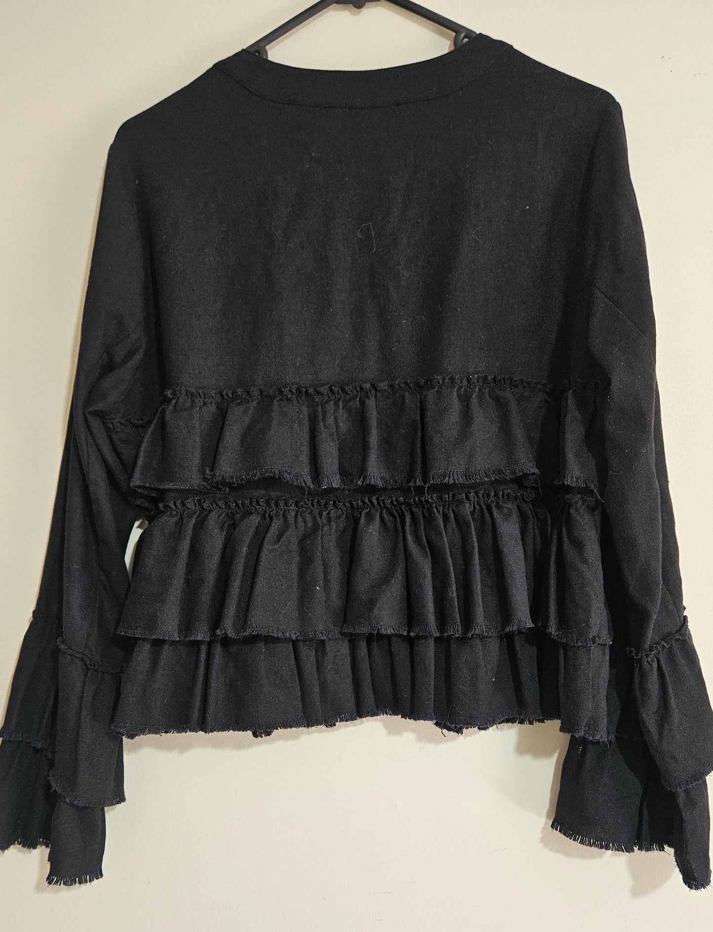 Cutest ever Bohemian black lemon tree jacket - Size 10