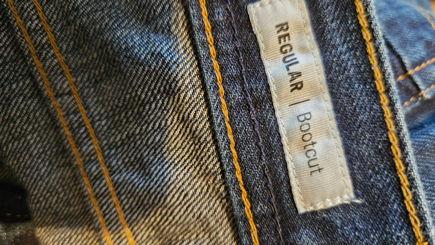 Louis Vuitton logo DIY painted Denim Pants - Second Hand Store jeans