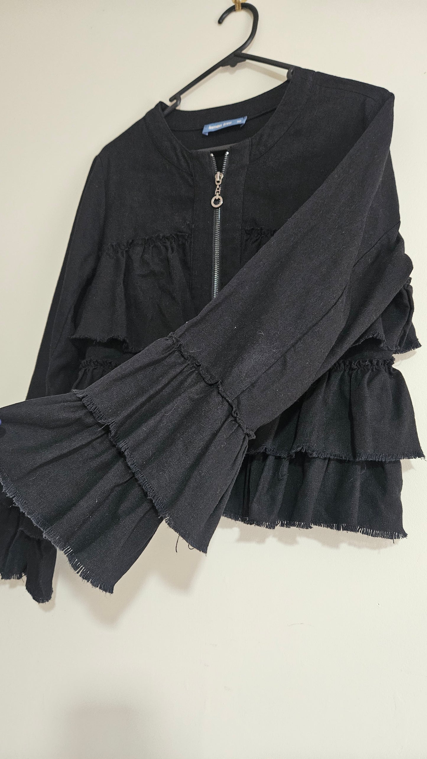 Cutest ever Bohemian black lemon tree jacket - Size 10