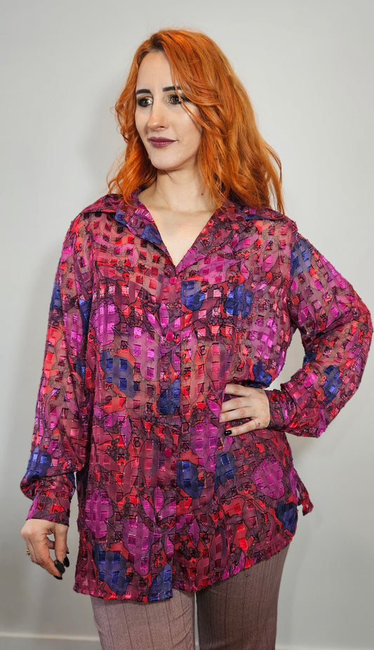Lovely Vintage Shirt - Vintage Top - Size 16